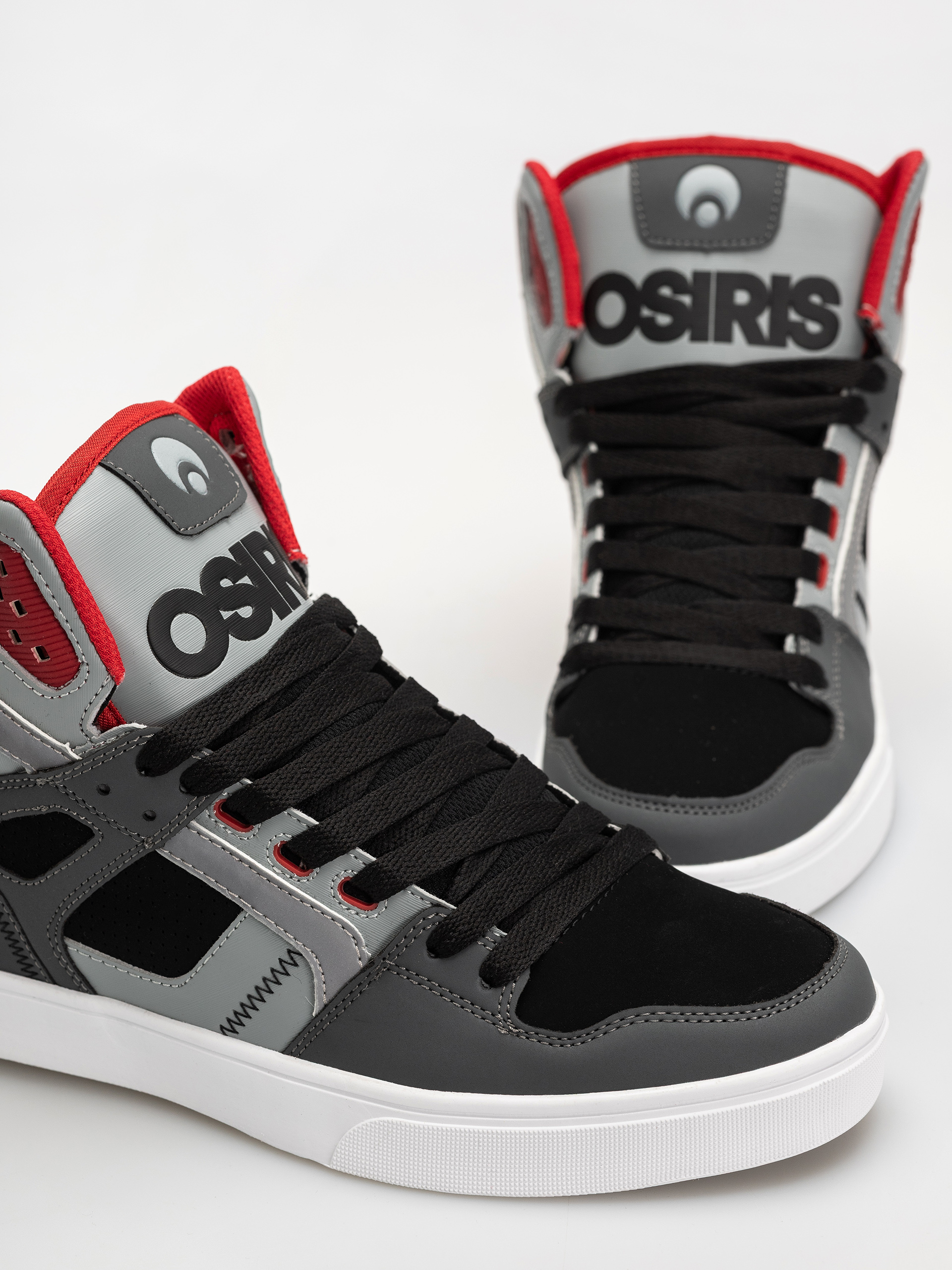 Взуття Osiris Clone (black/grey/red)