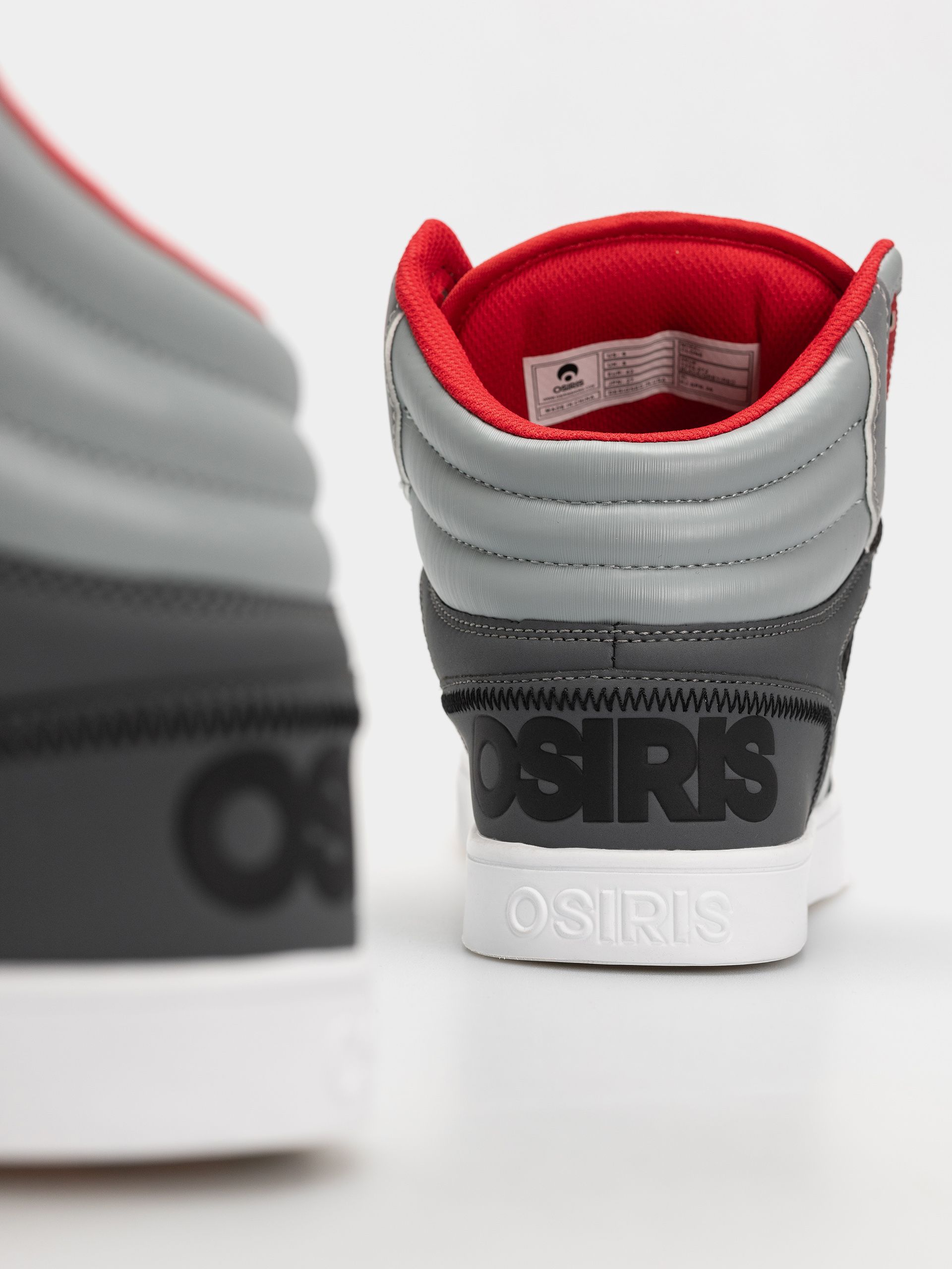Взуття Osiris Clone (black/grey/red)