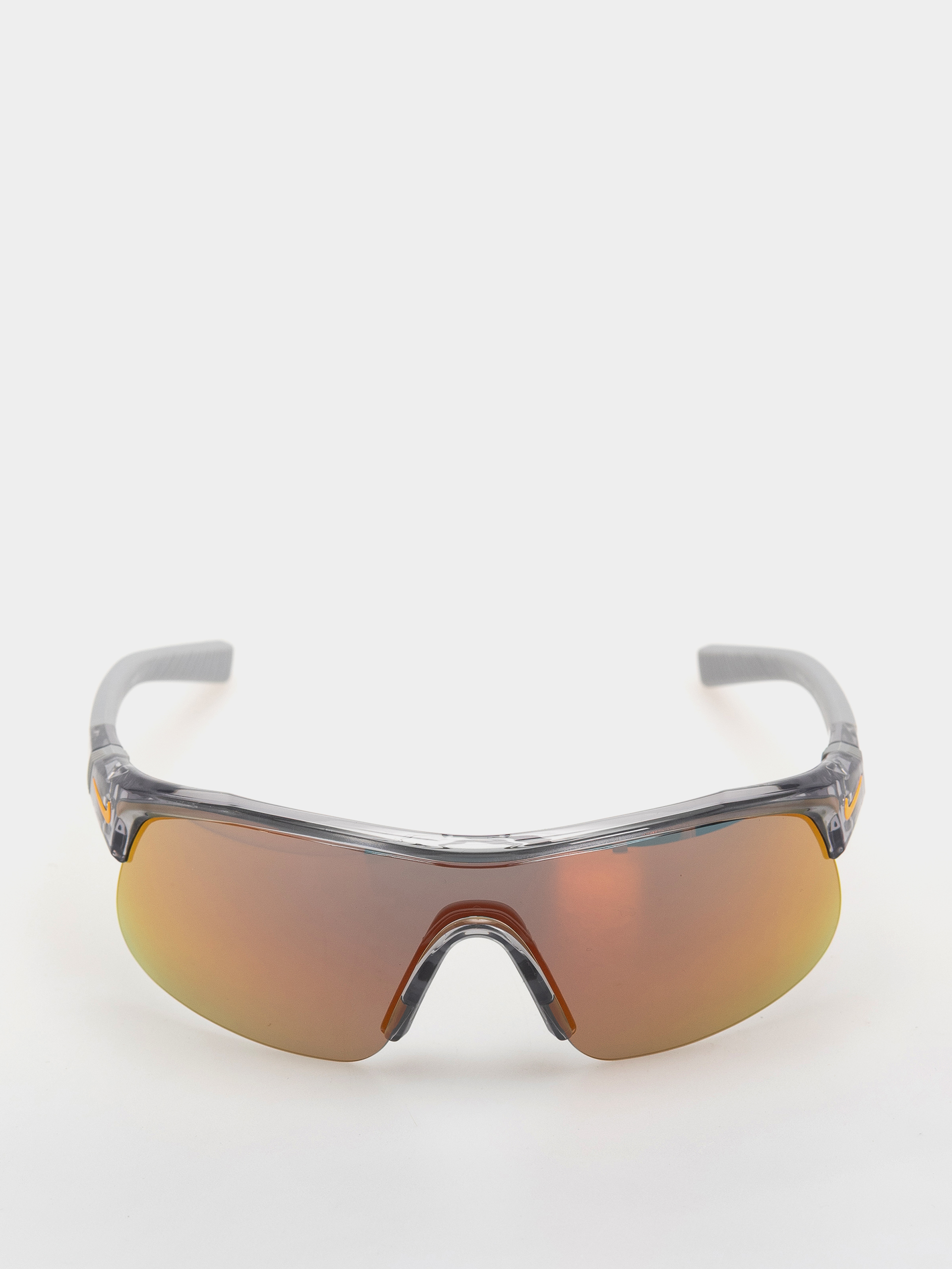 Сонцезахисні окуляри Nike Show X1 (shiny wolf grey/orange mirror)