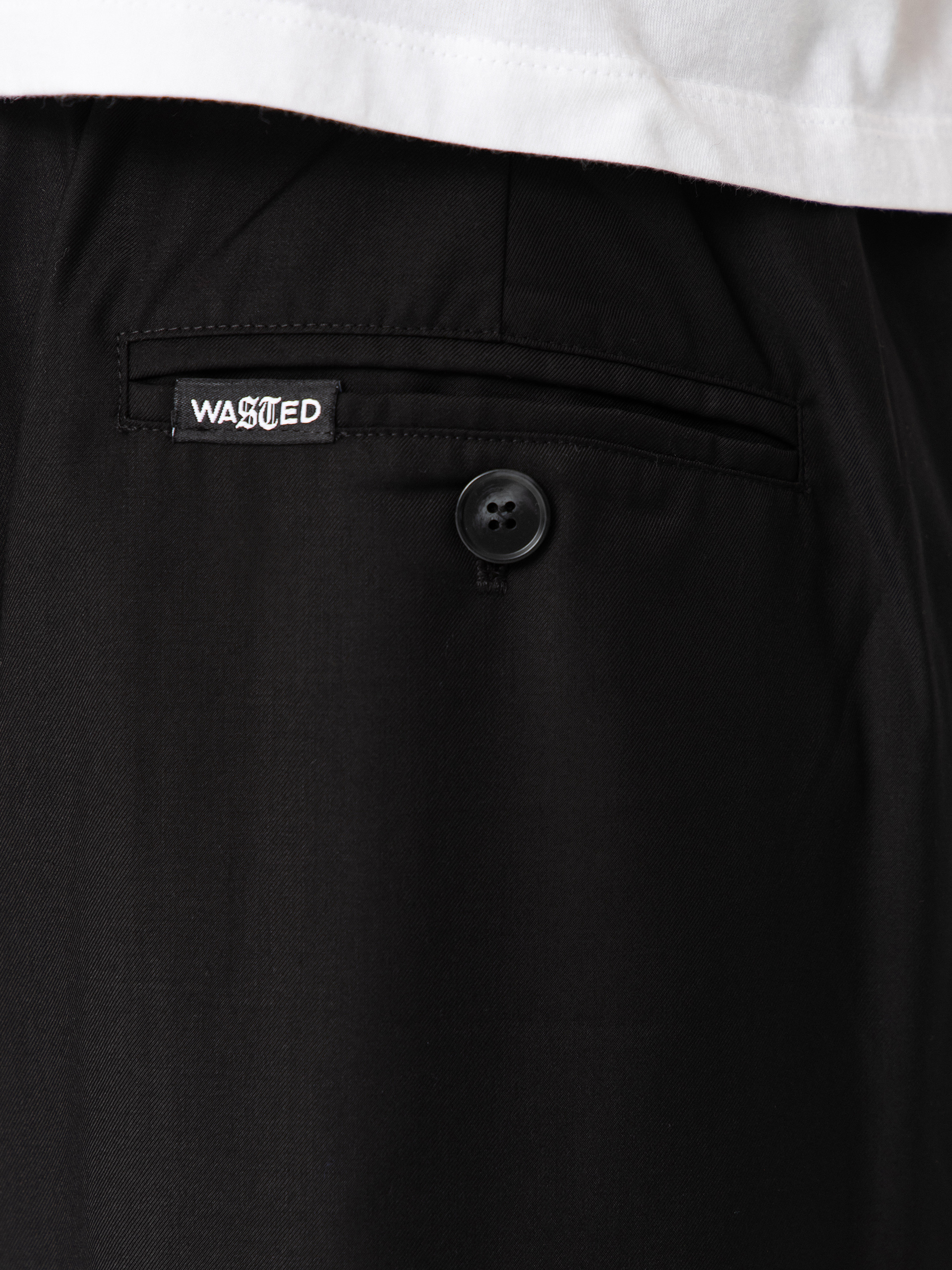 Штани Wasted Paris Pleated (black)
