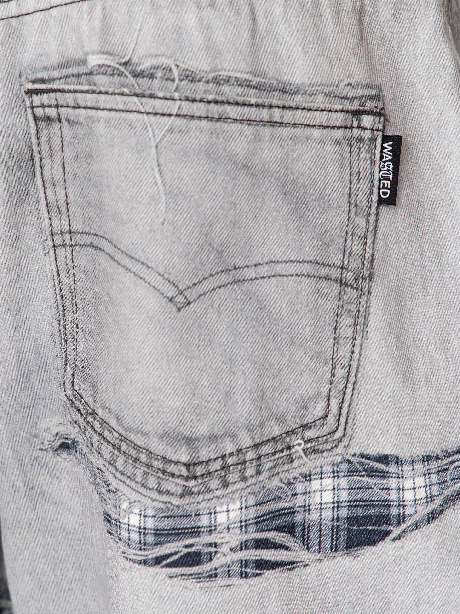 Штани Wasted Paris Trompe L'Oeil Grant (faded grey)