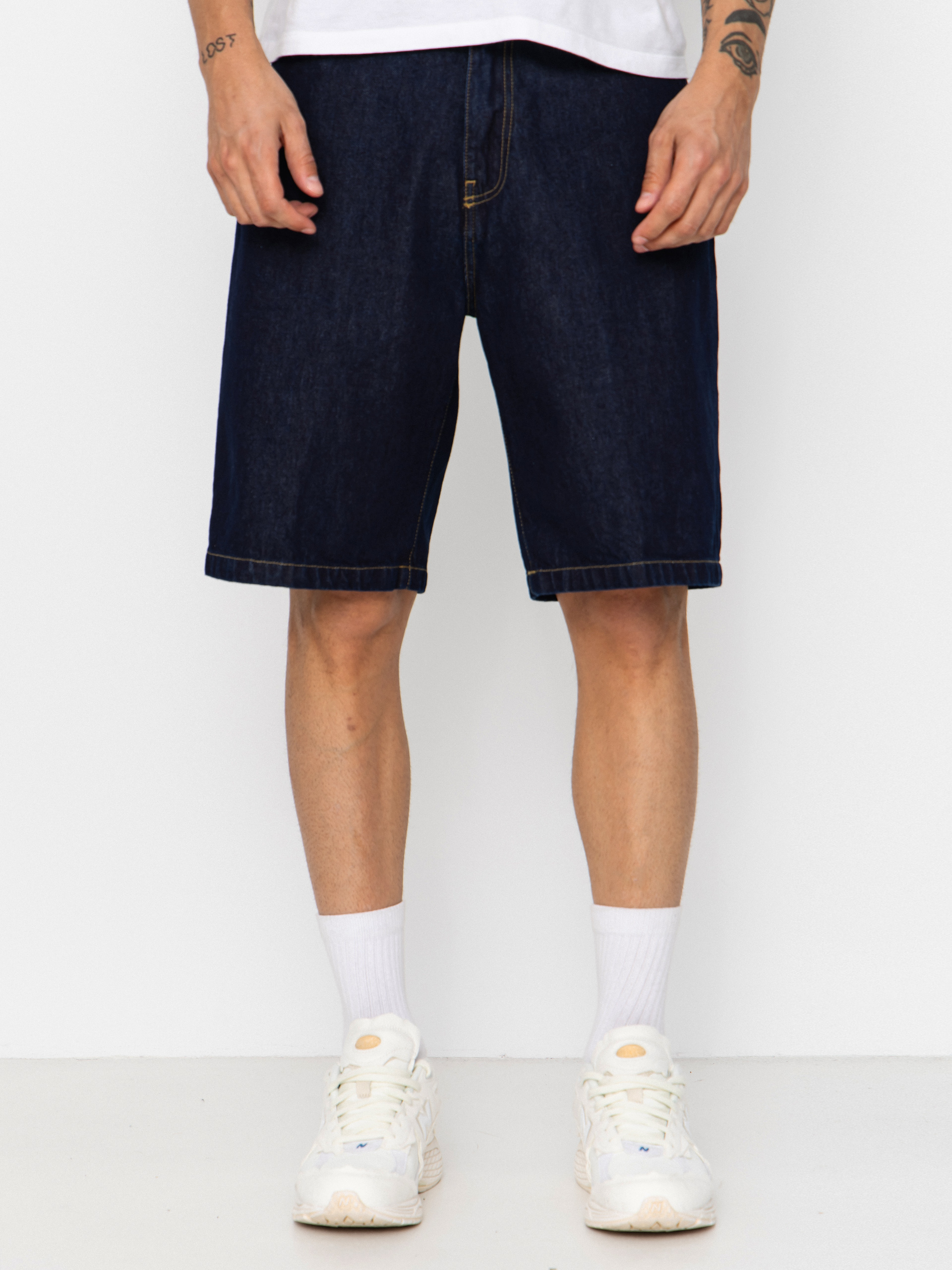 Шорти Carhartt WIP Landon (blue rinsed)