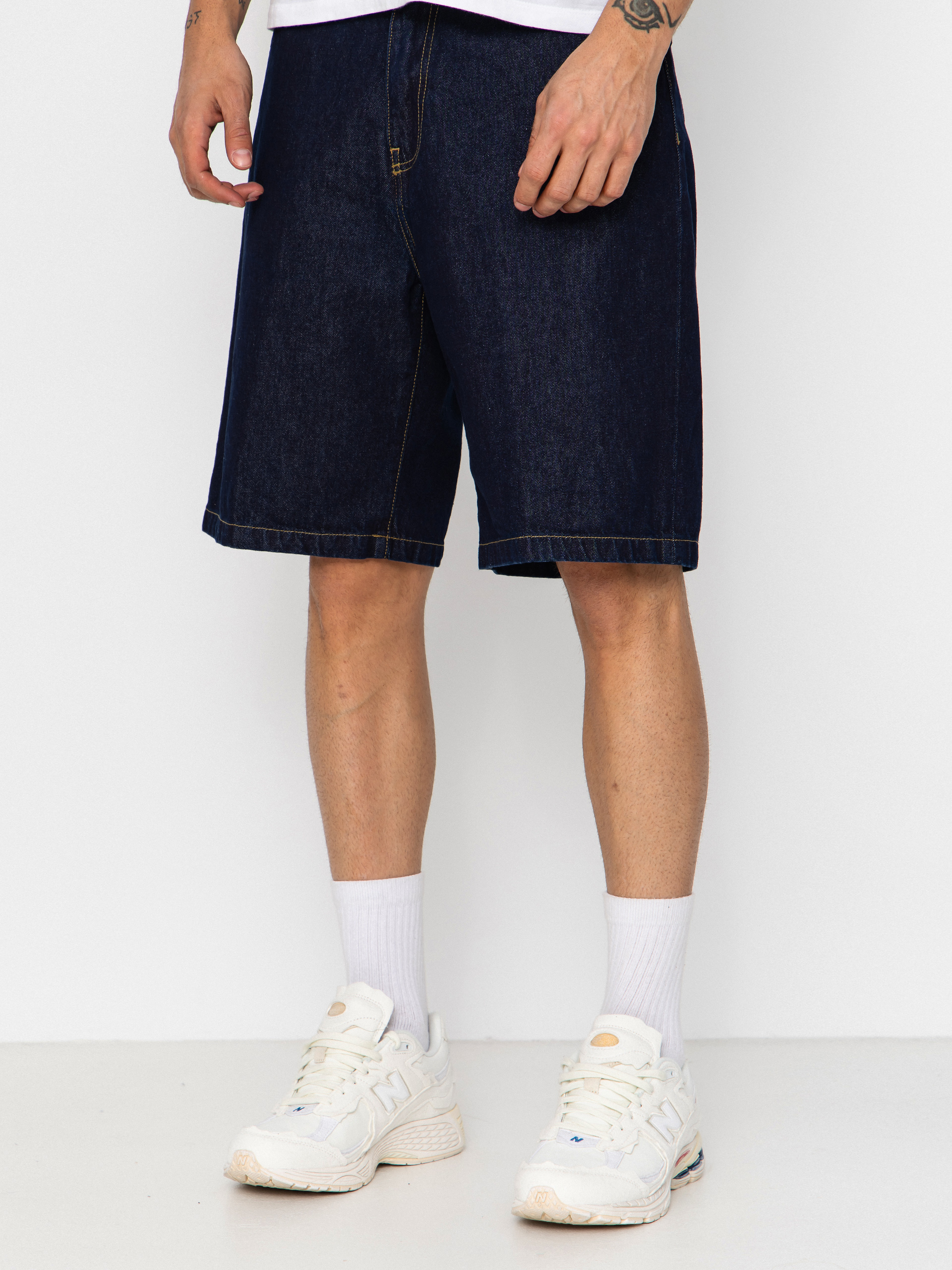 Шорти Carhartt WIP Landon (blue rinsed)
