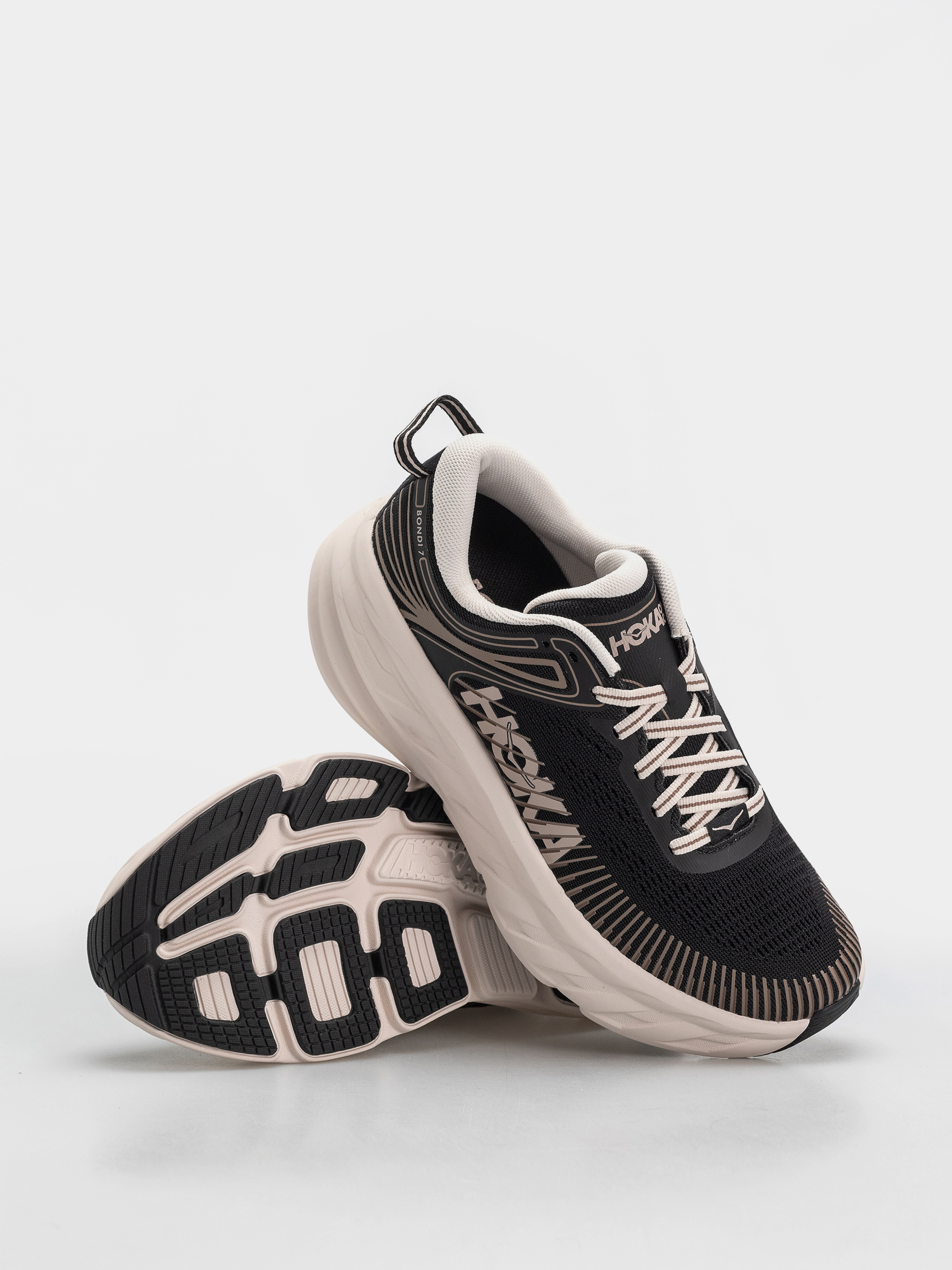 Взуття Hoka Bondi 7 Wmn (black/rose cream)
