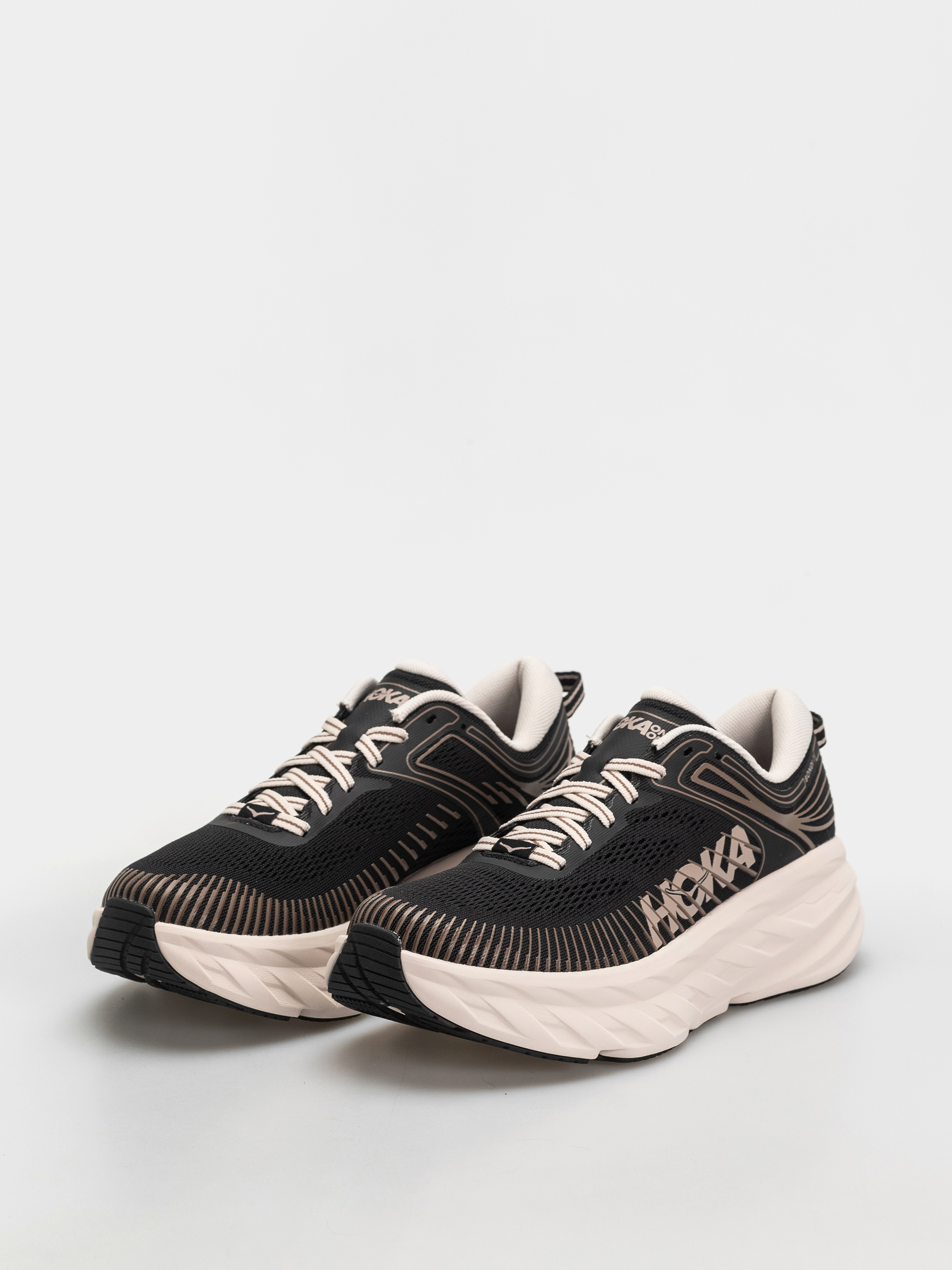 Взуття Hoka Bondi 7 Wmn (black/rose cream)
