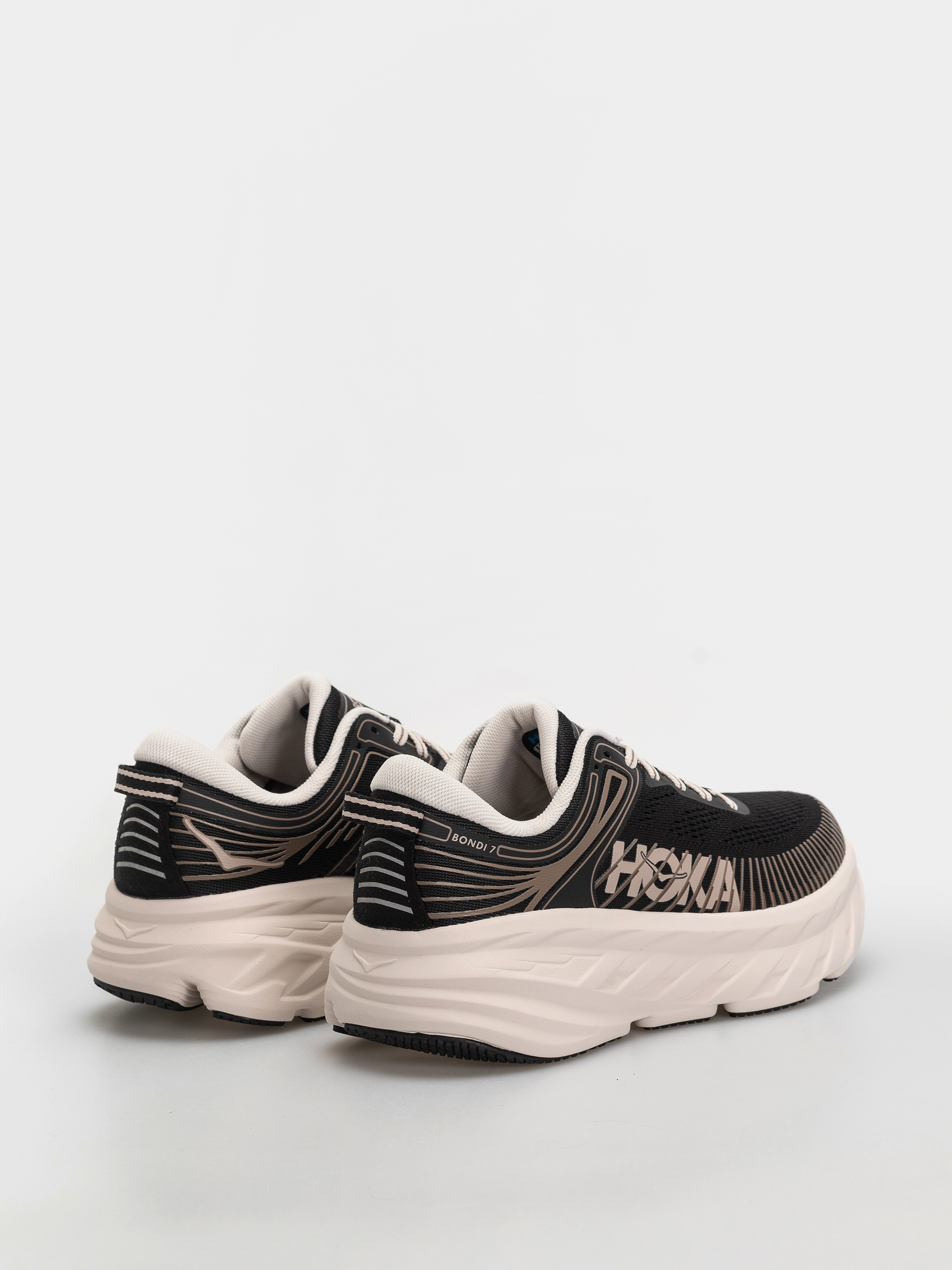 Взуття Hoka Bondi 7 Wmn (black/rose cream)
