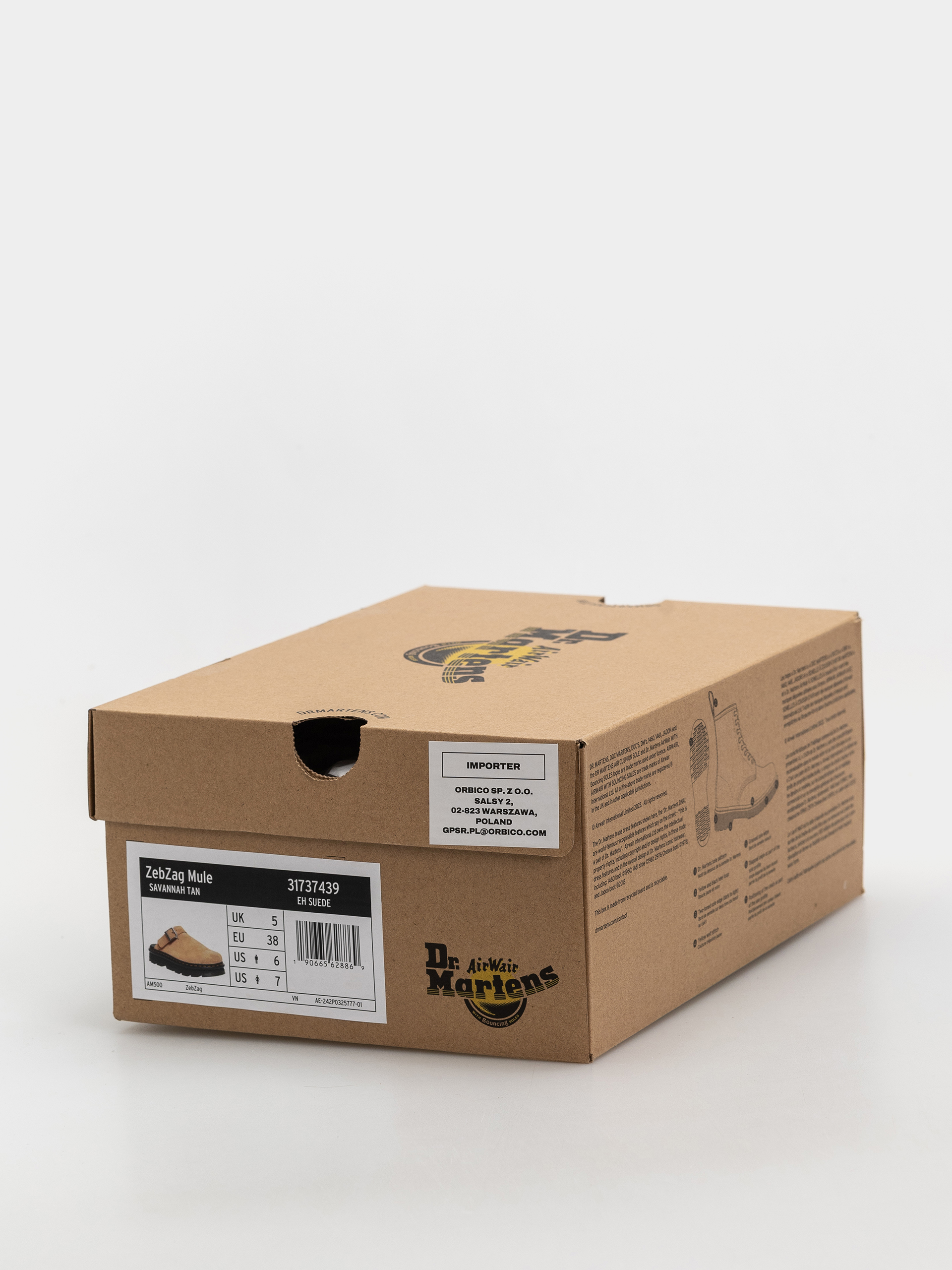 Взуття Dr. Martens ZebZag Mule (savannah tan suede)