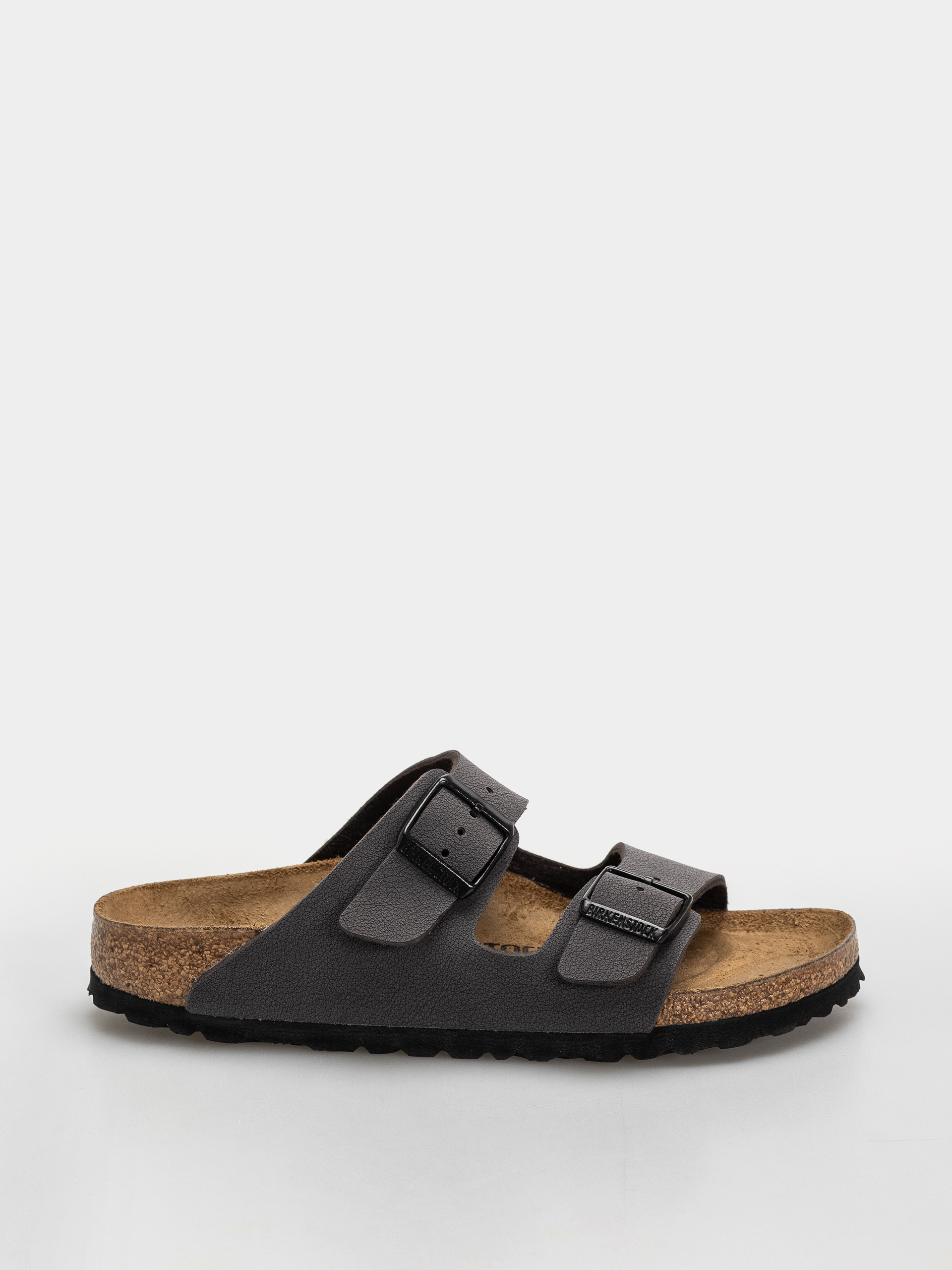 Шльопанці Birkenstock Arizona Birkibuc Narrow (velvet gray/black)