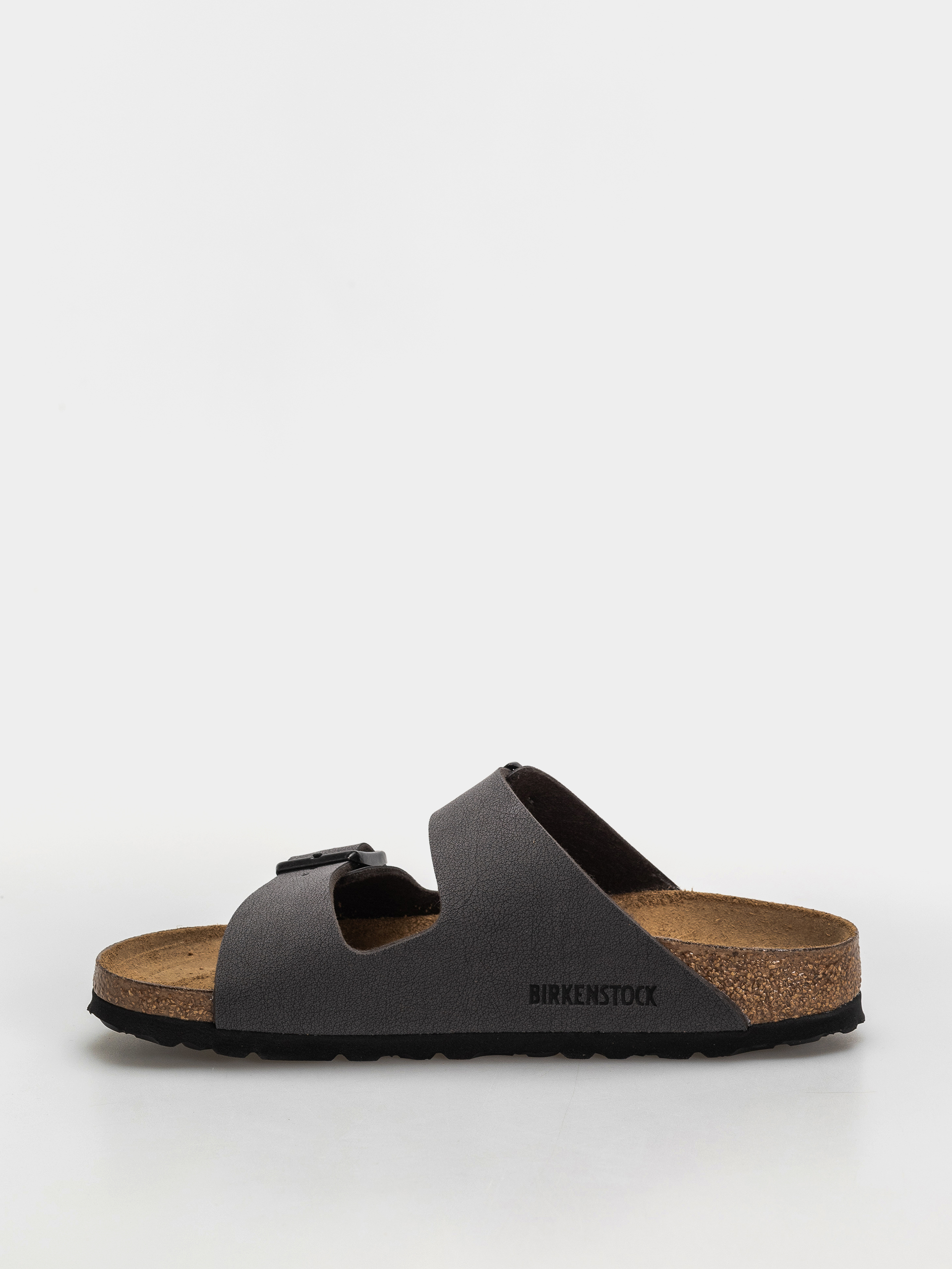 Шльопанці Birkenstock Arizona Birkibuc Narrow (velvet gray/black)