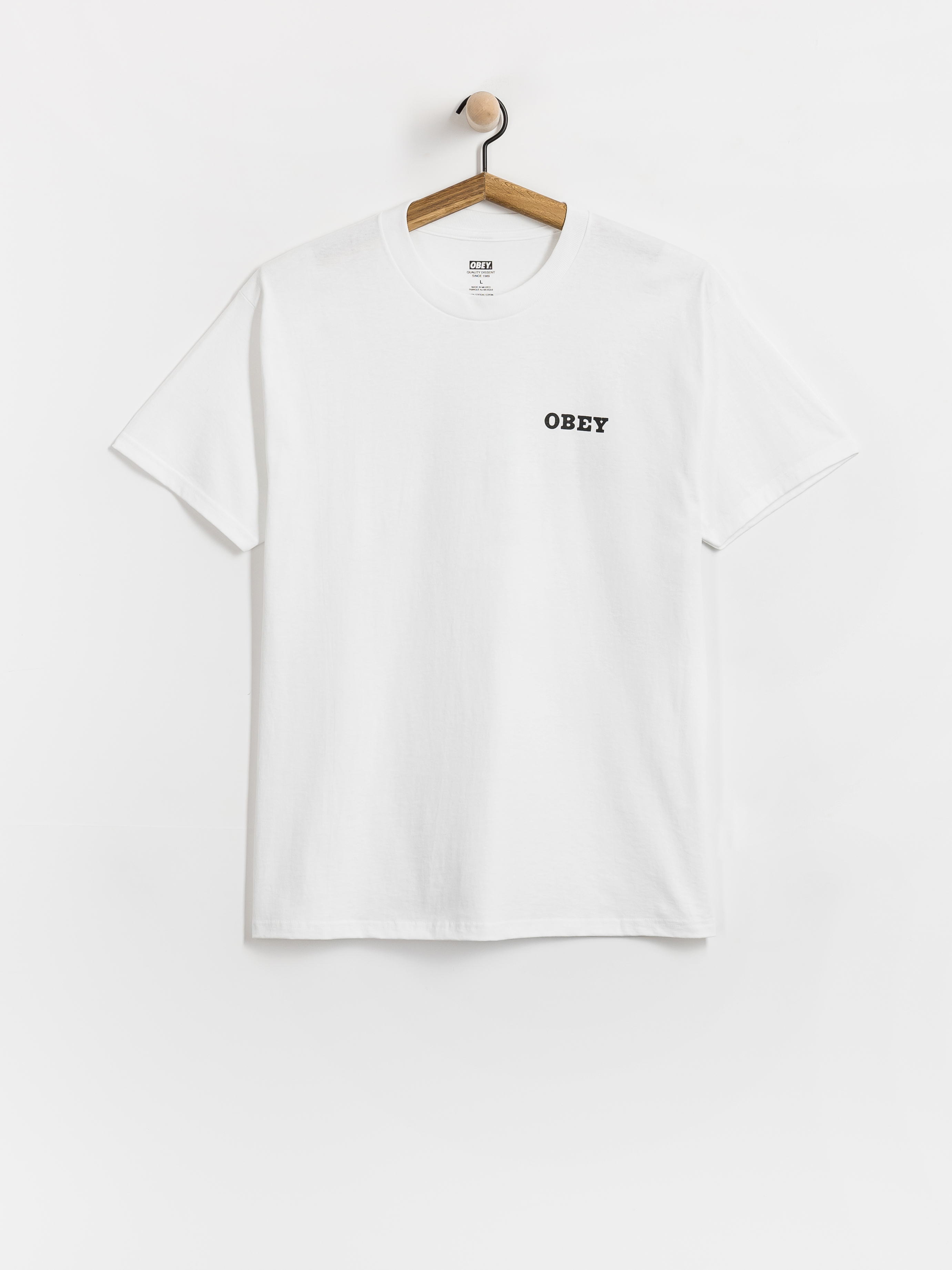 Футболка OBEY Savage Sounds Leopard (white)
