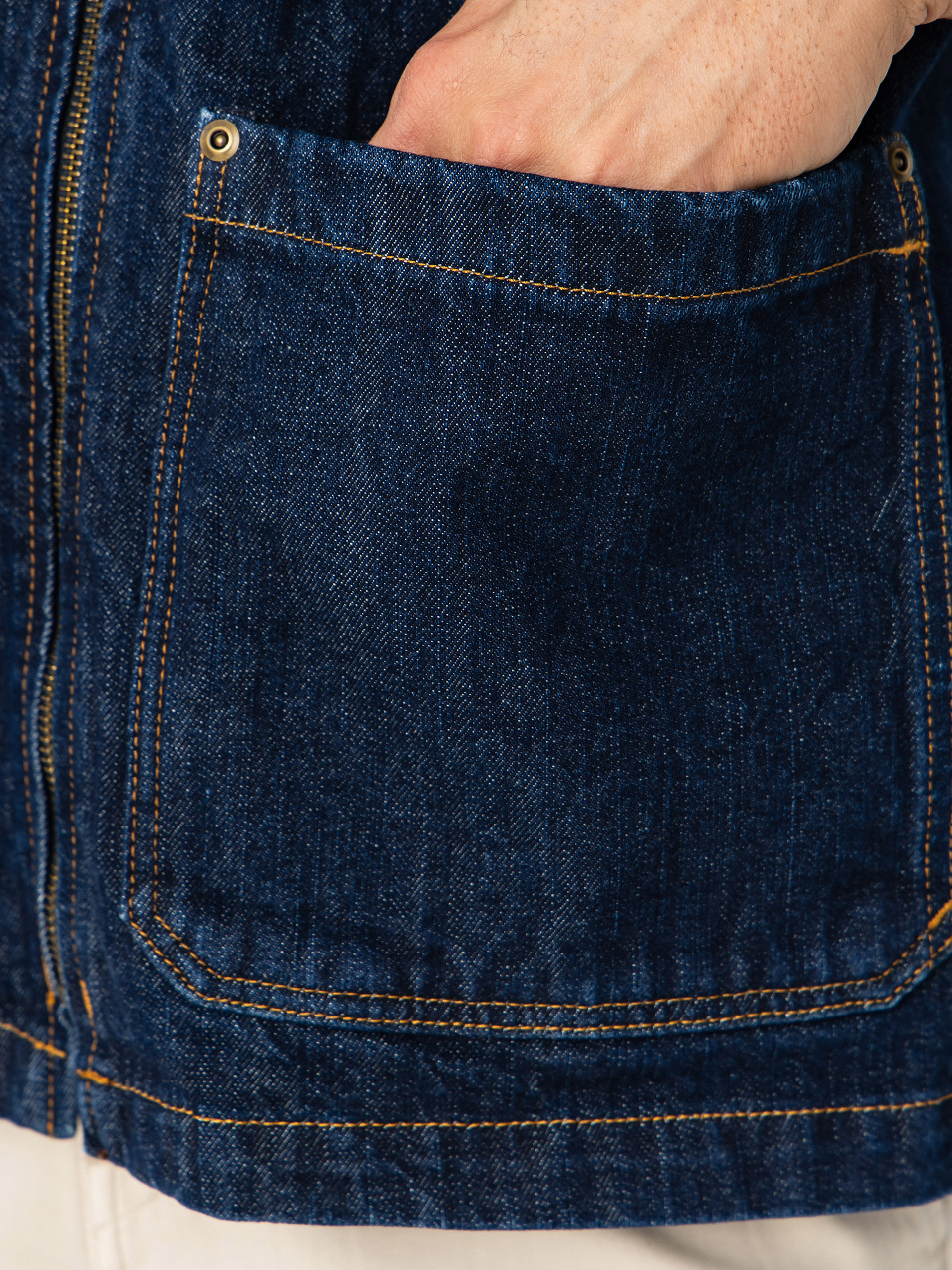 Безрукавка Dickies X Harley Davidson Denim (rinsed indigo blue)