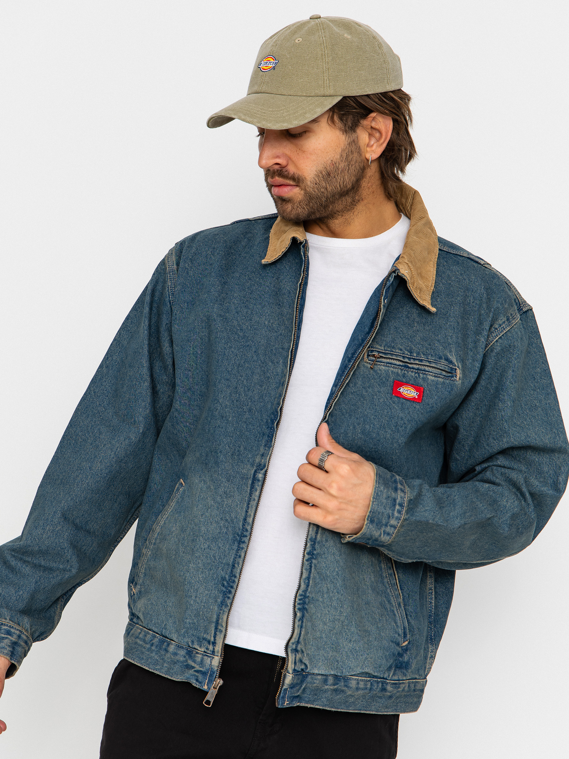 Куртка Dickies Denim Painter (khaki tinted blue)