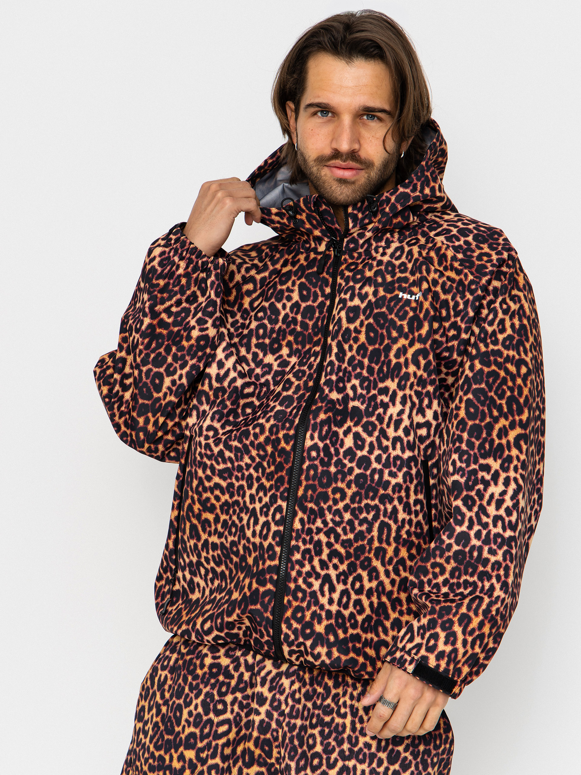 Куртка HUF Rainier Printed Shell (brown)