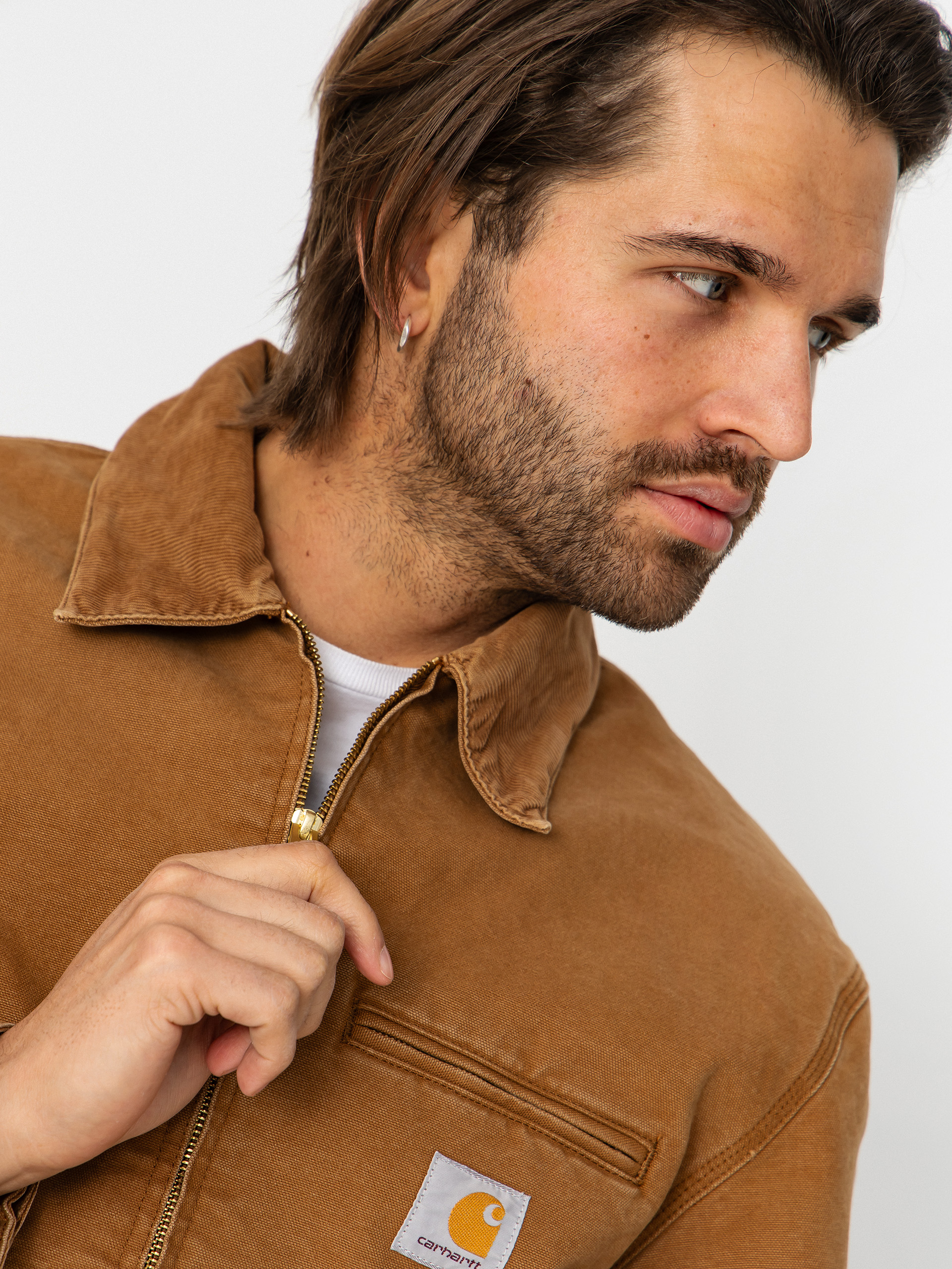 Куртка Carhartt WIP Detroit (hamilton brown/hamilton brown)