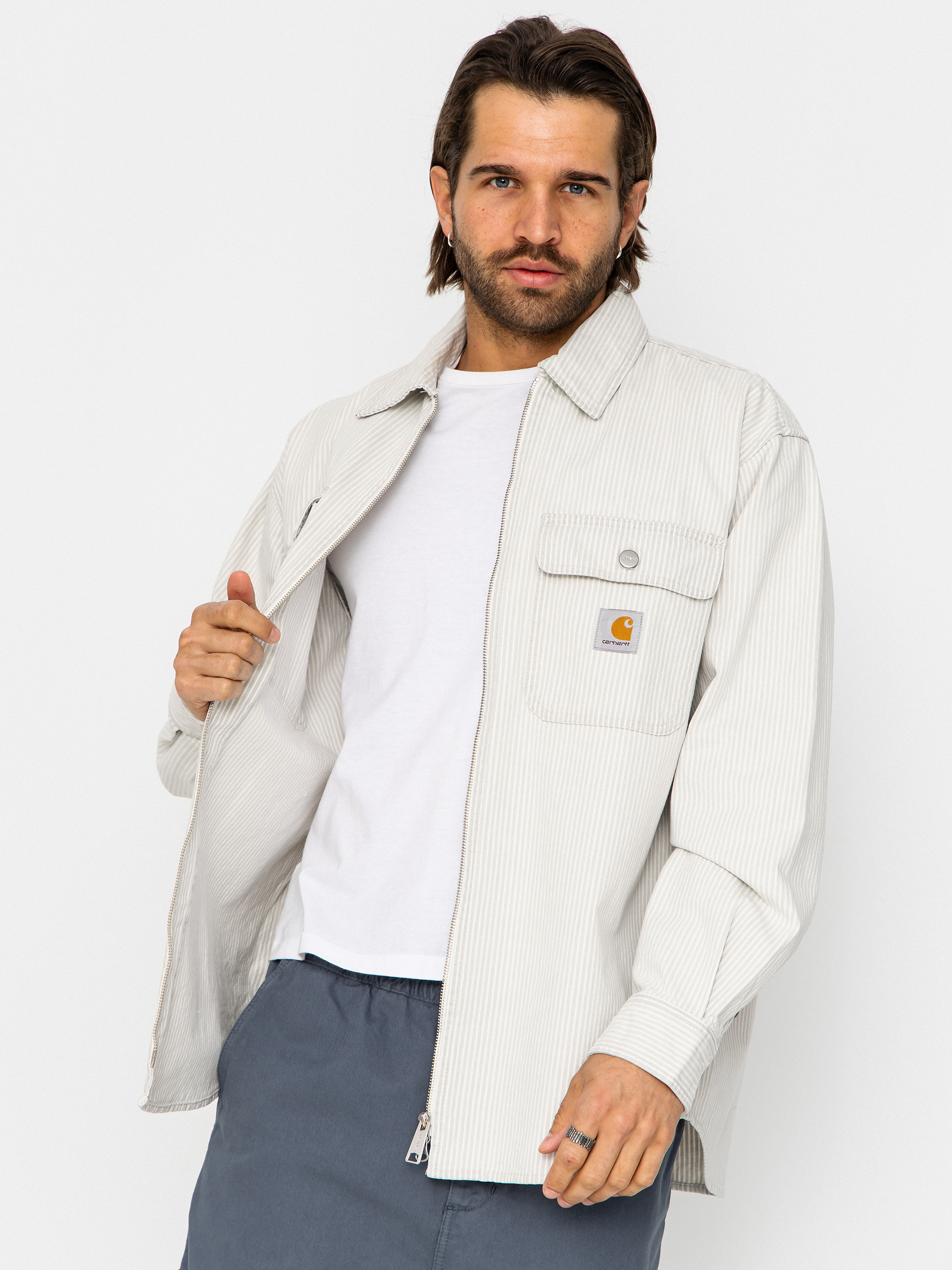Куртка Carhartt WIP Mercer (mercer stripe/graphite/wax)