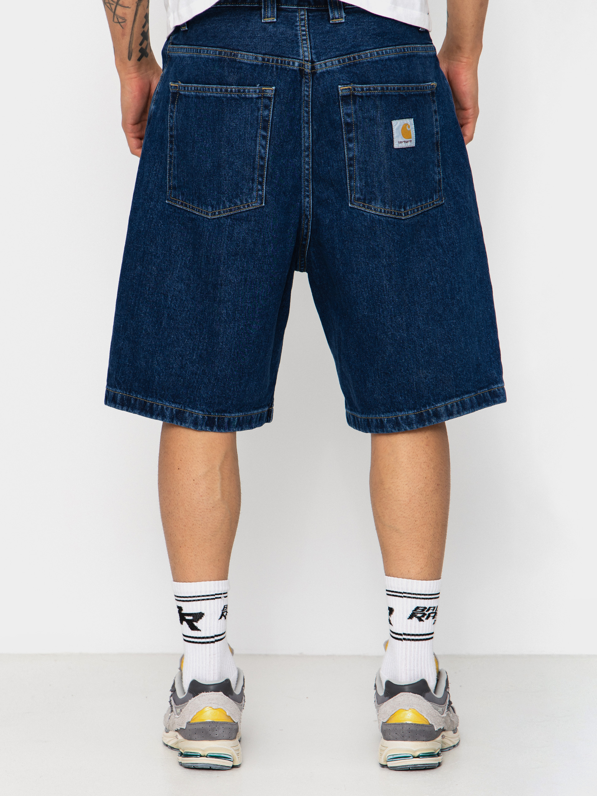 Шорти Carhartt WIP Brandon (blue stone washed)