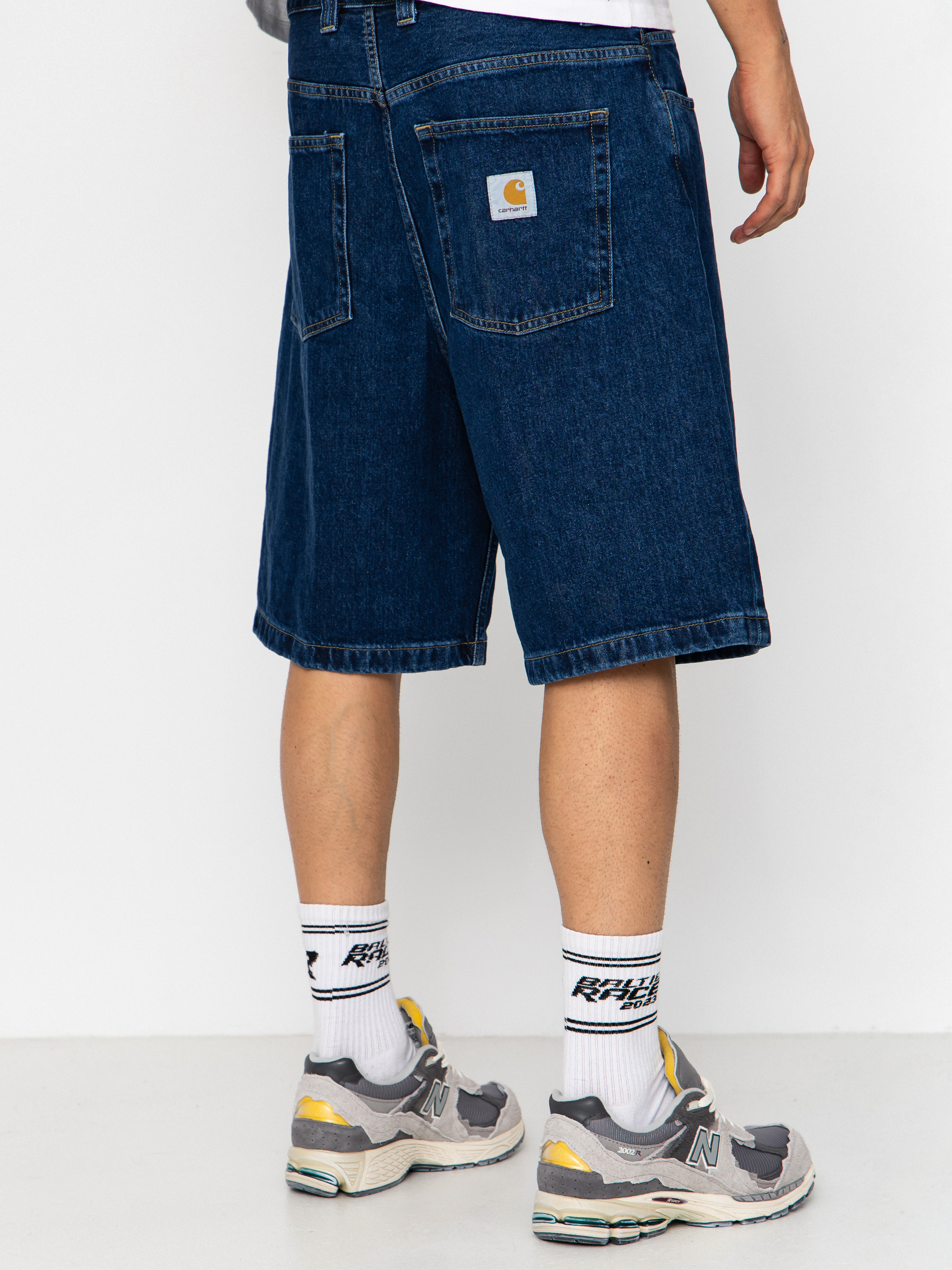 Шорти Carhartt WIP Brandon (blue stone washed)