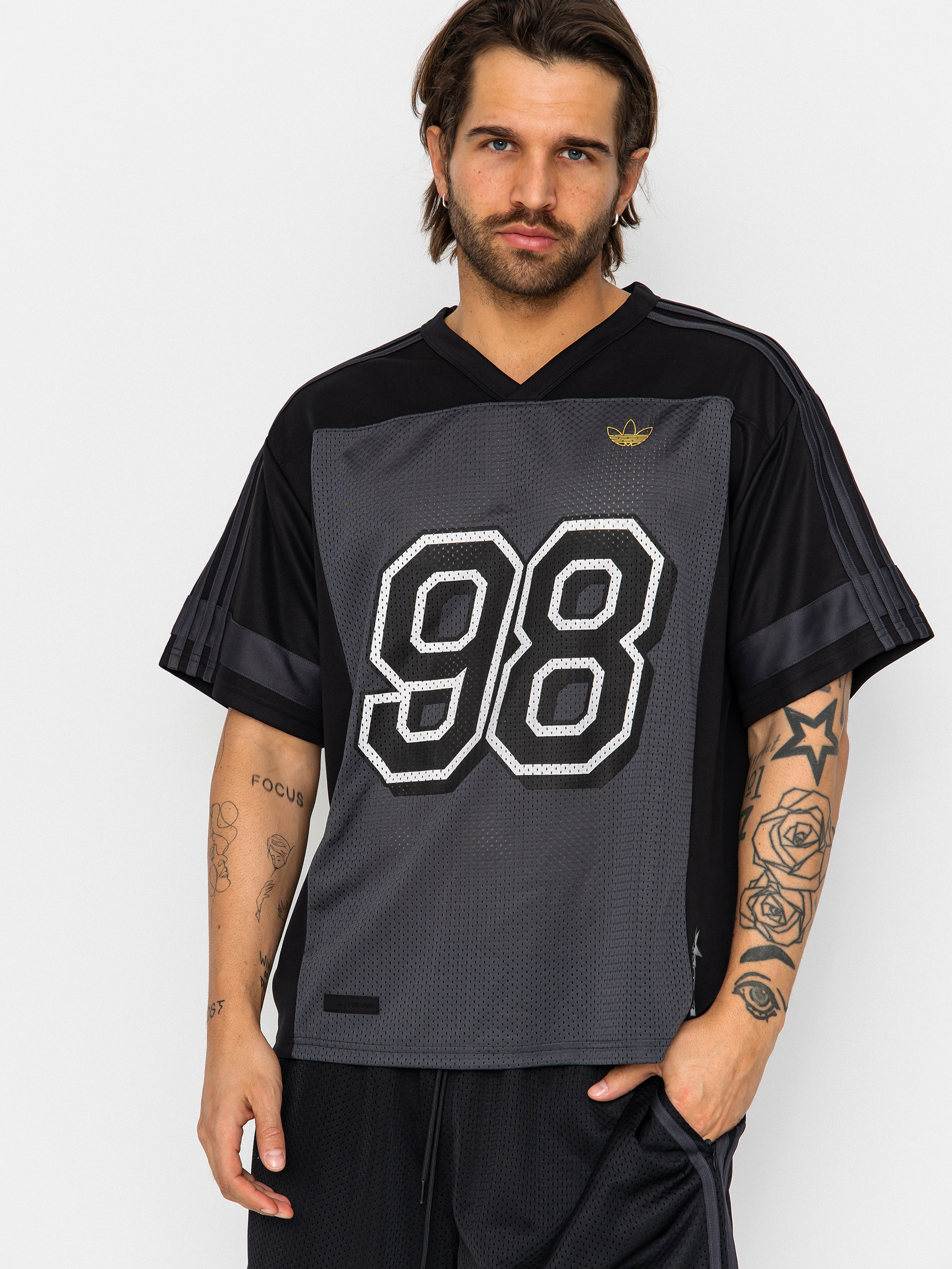 Футболка adidas Tyshawn Jrsy (black/ironmt/carbon)