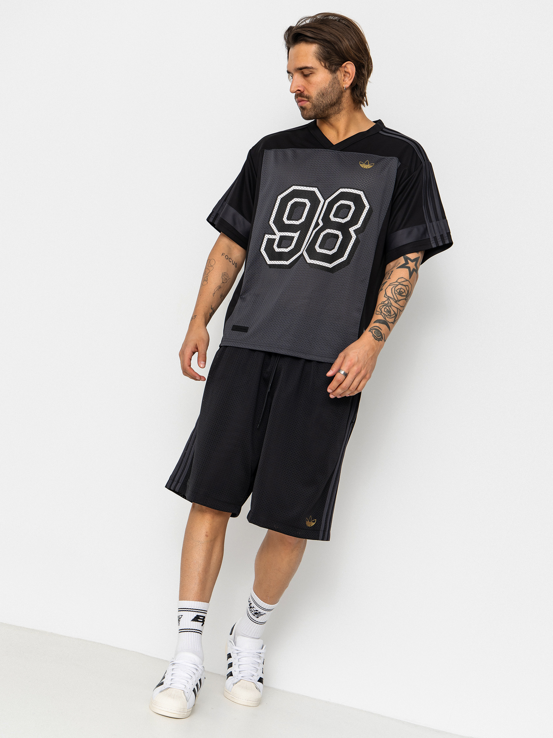 Футболка adidas Tyshawn Jrsy (black/ironmt/carbon)
