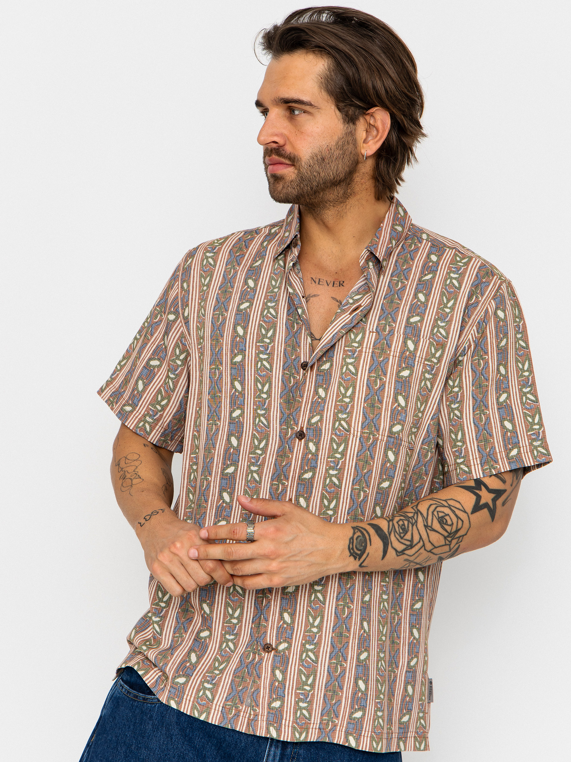 Сорочка Royal Robbins Camino Pucker (mahogany botanist pt)