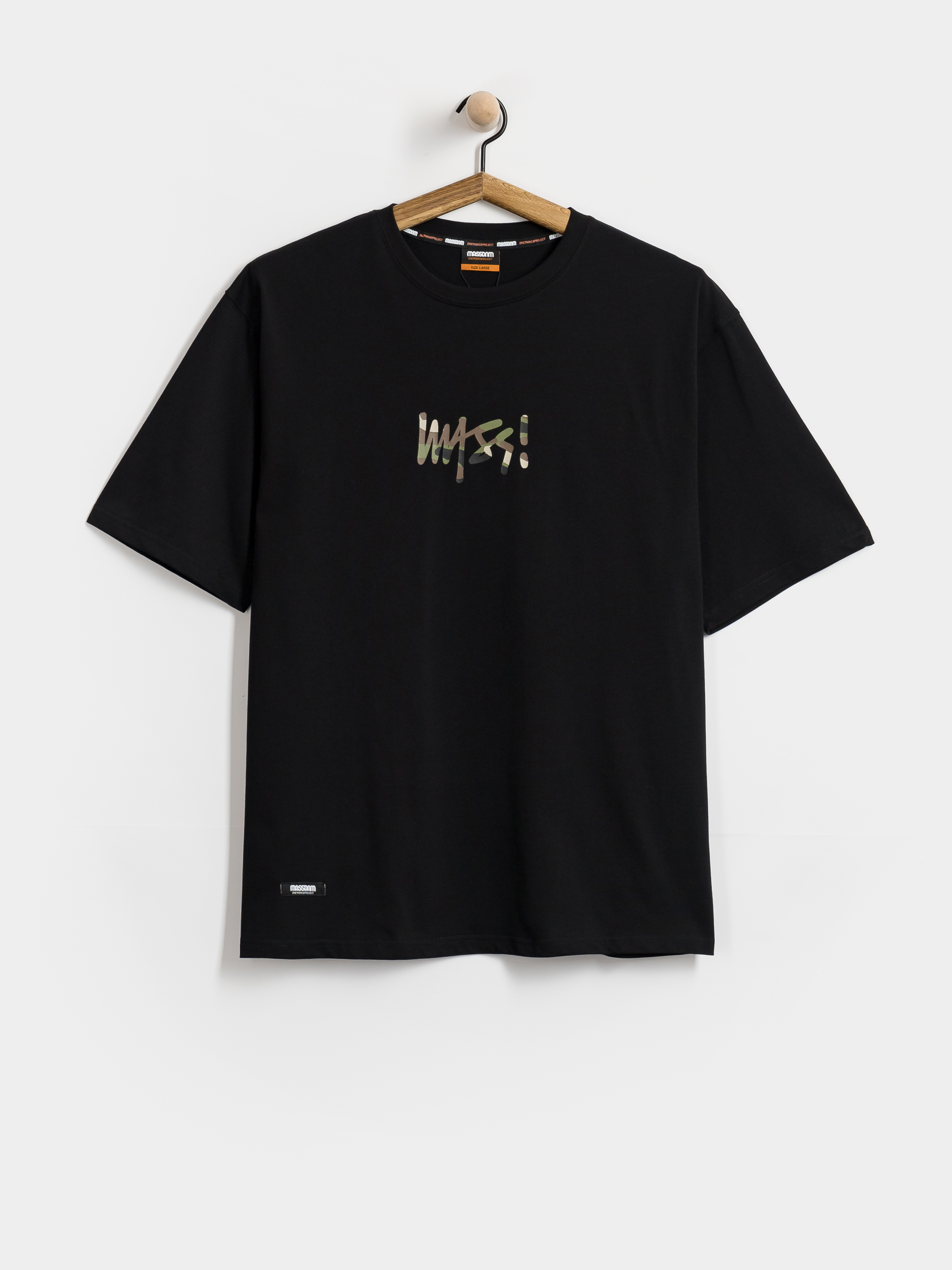 Футболка MassDnm Camo Sign (black)