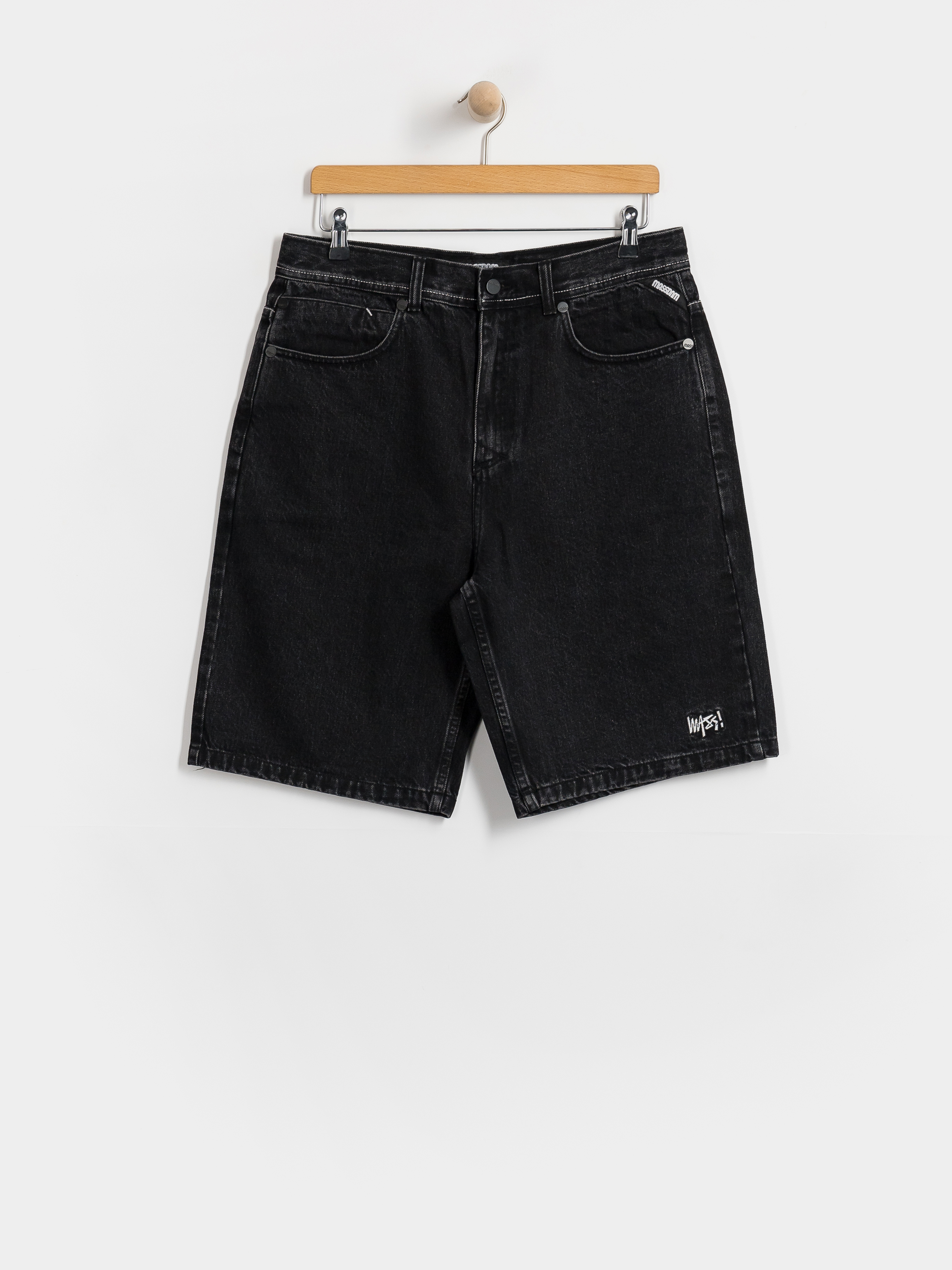 Шорти MassDnm Jeans Higher (black washed)
