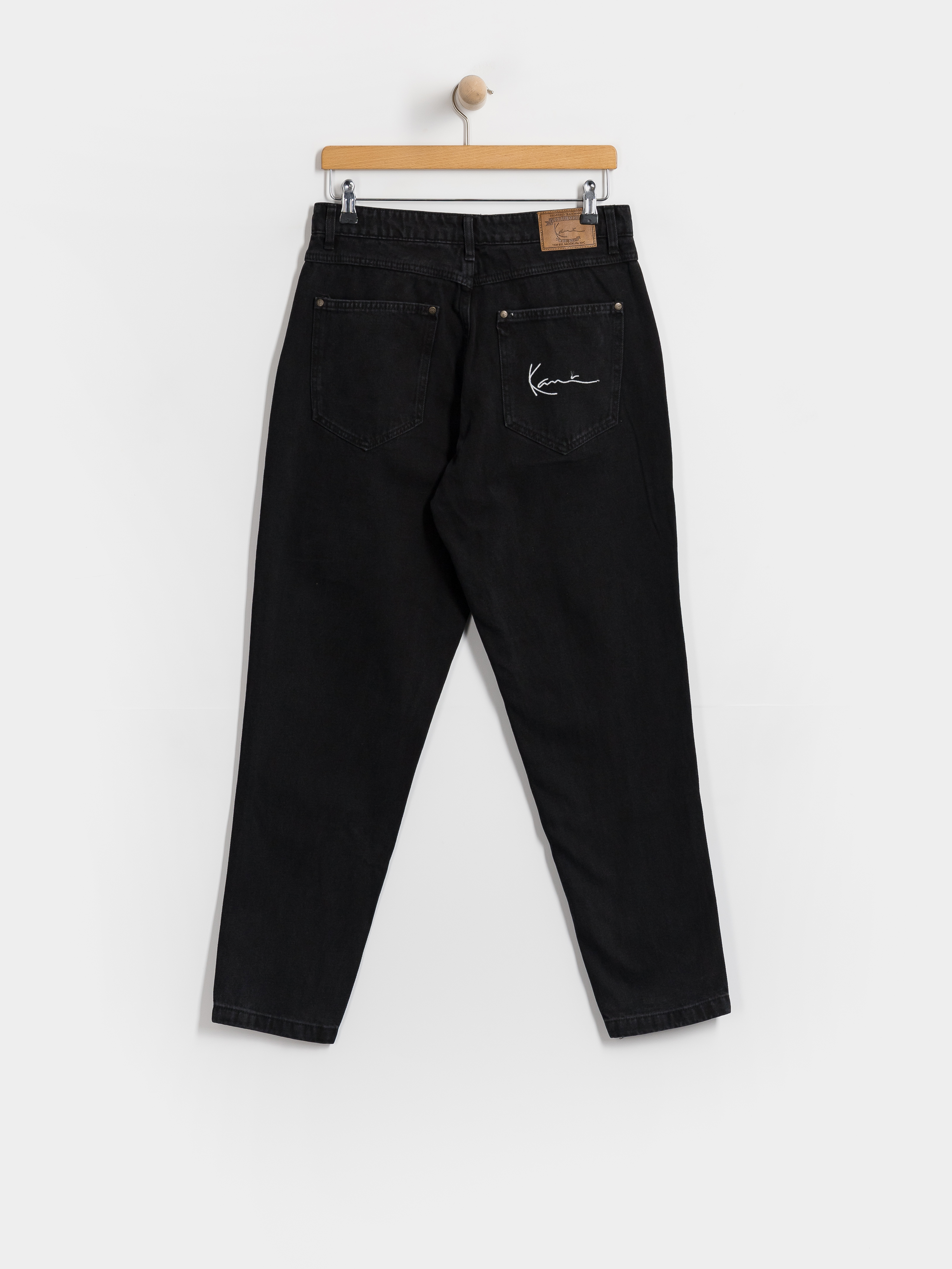 Штани Karl Kani Small Signature Tapered Five Pocket Denim (black)