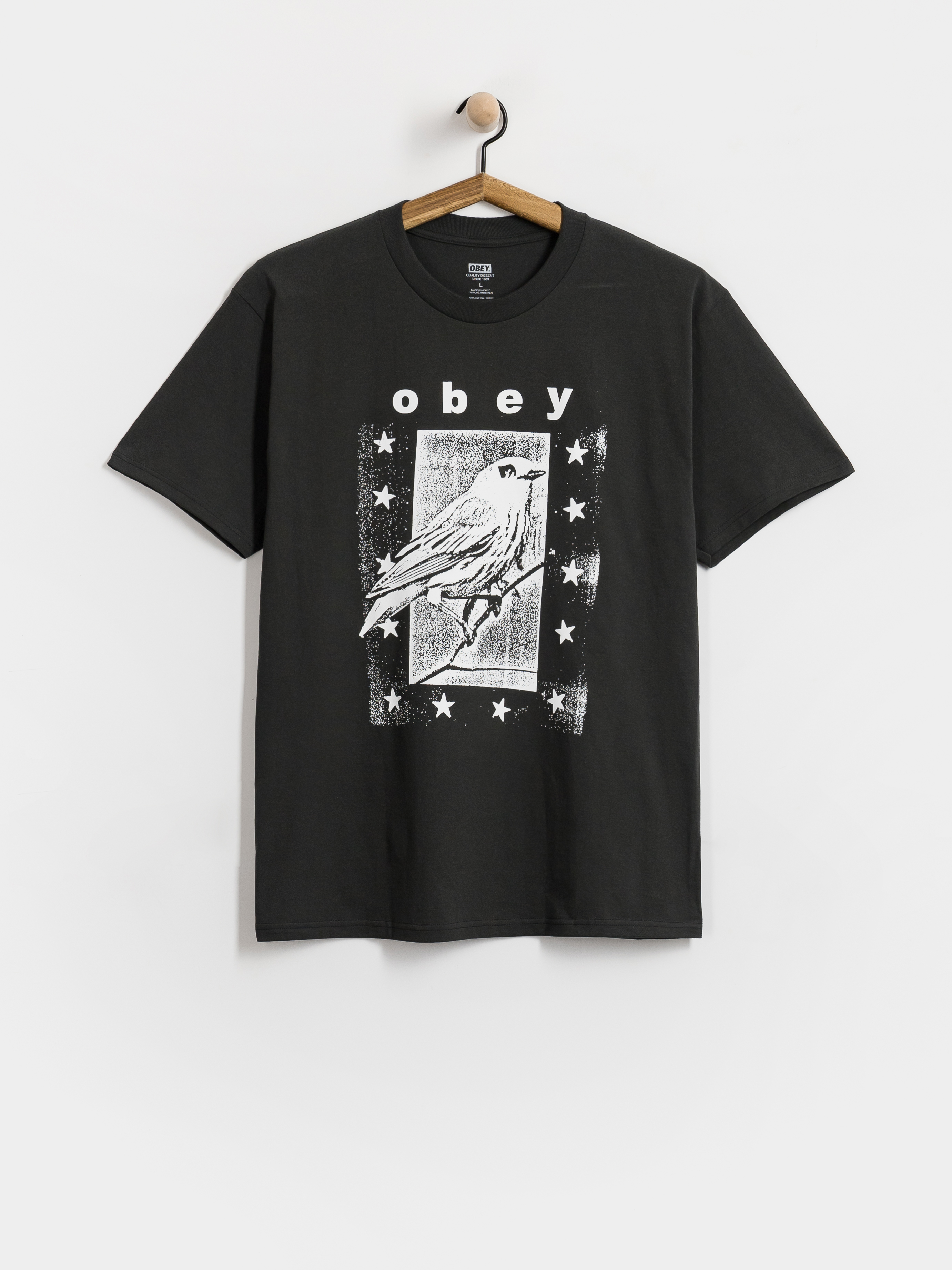 Футболка OBEY Fly Away (vintage black)