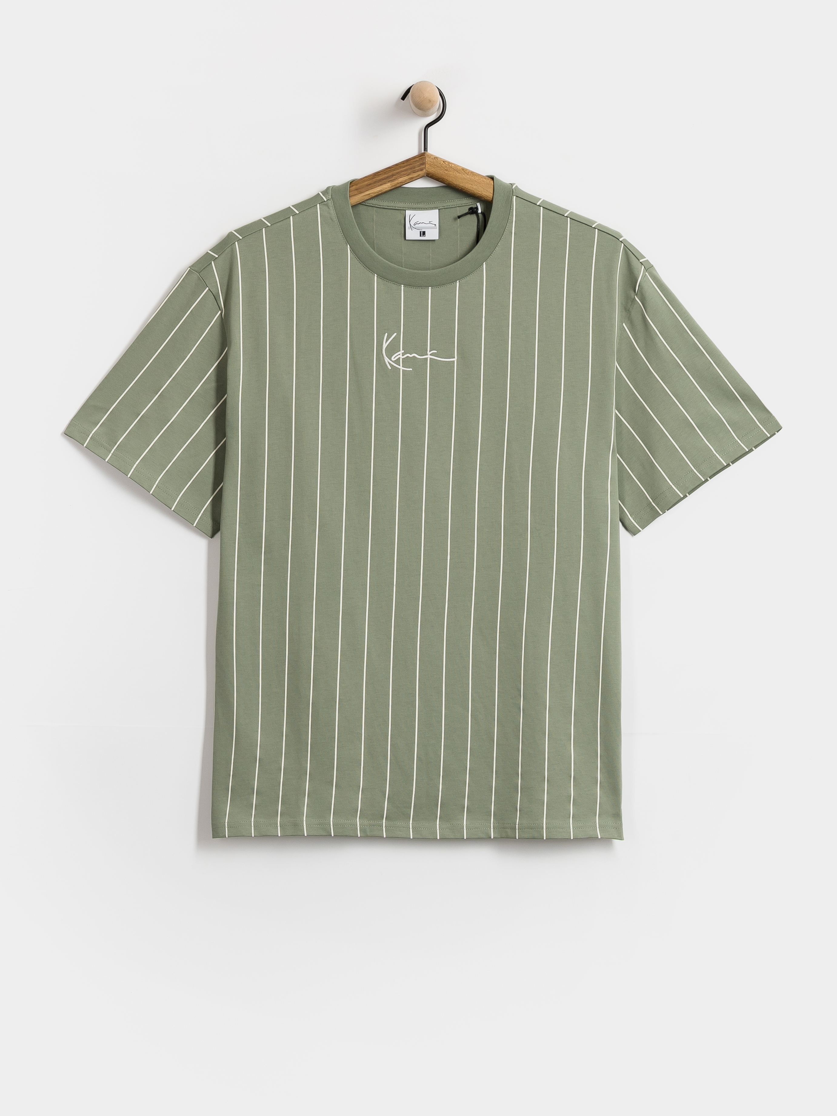 u0424u0443u0442u0431u043eu043bu043au0430 Karl Kani Small Signature Pinstripe (green)