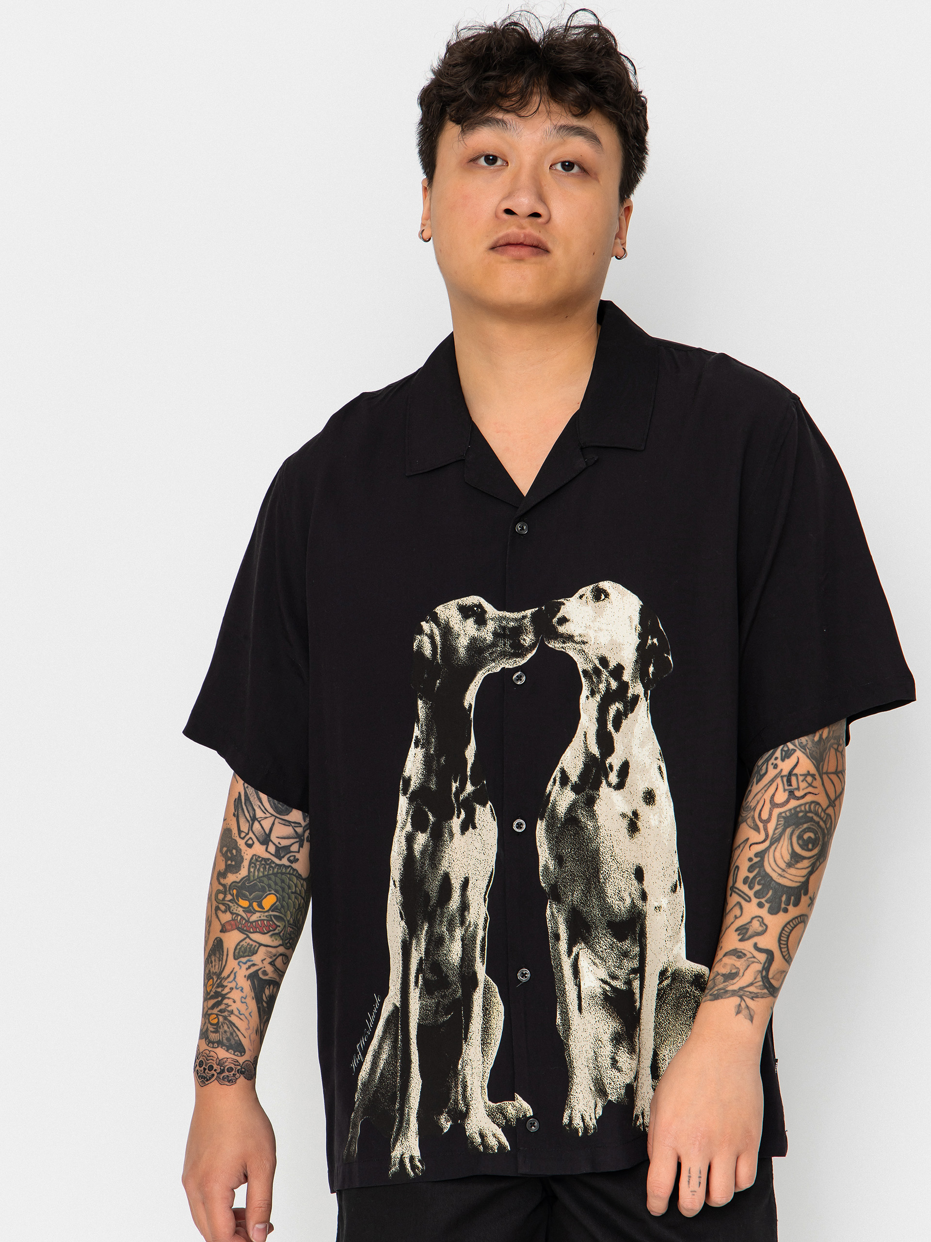 Сорочка HUF Dogged Resort (black)