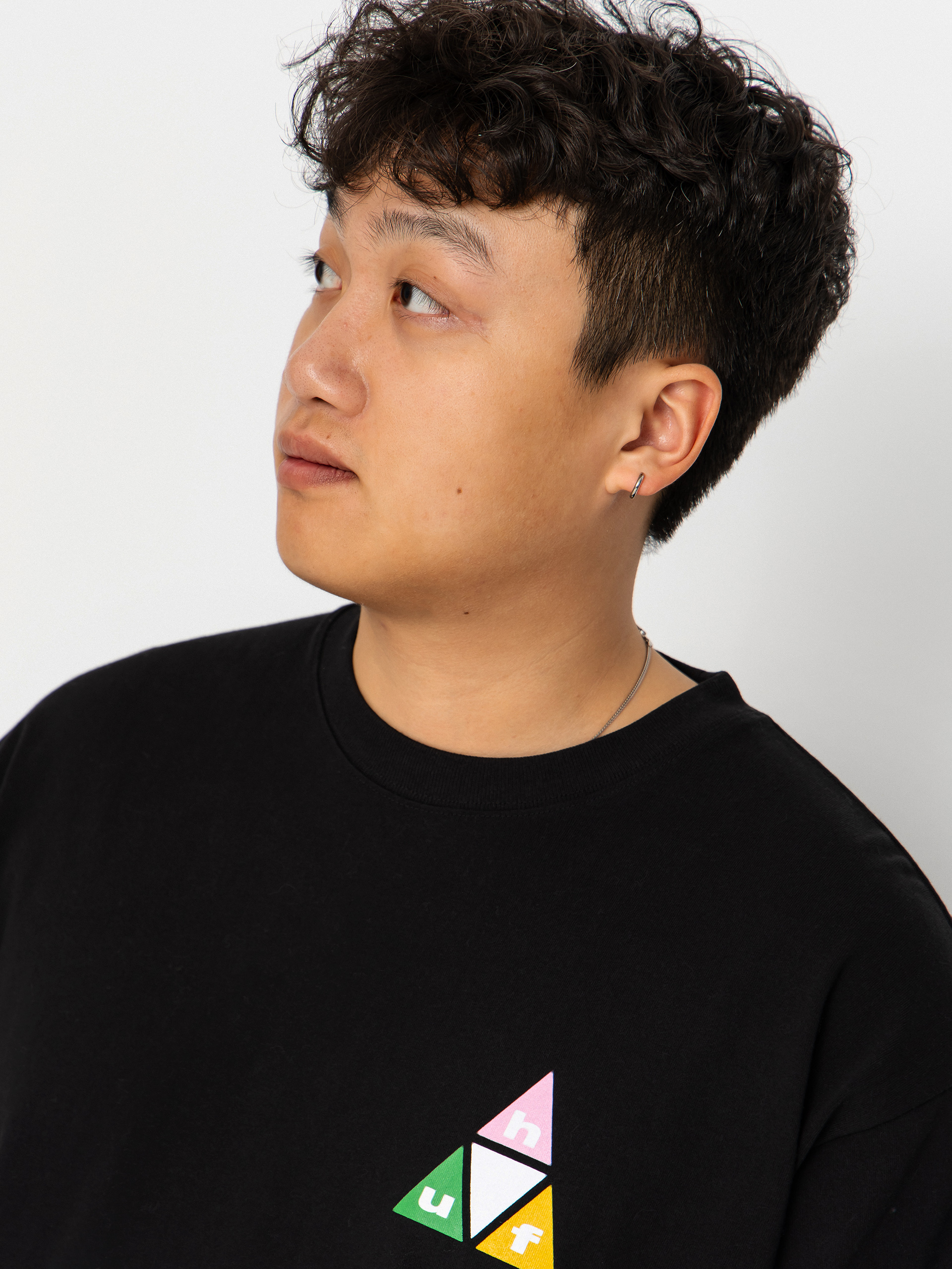 Лонгслів HUF Prism Tt (black)