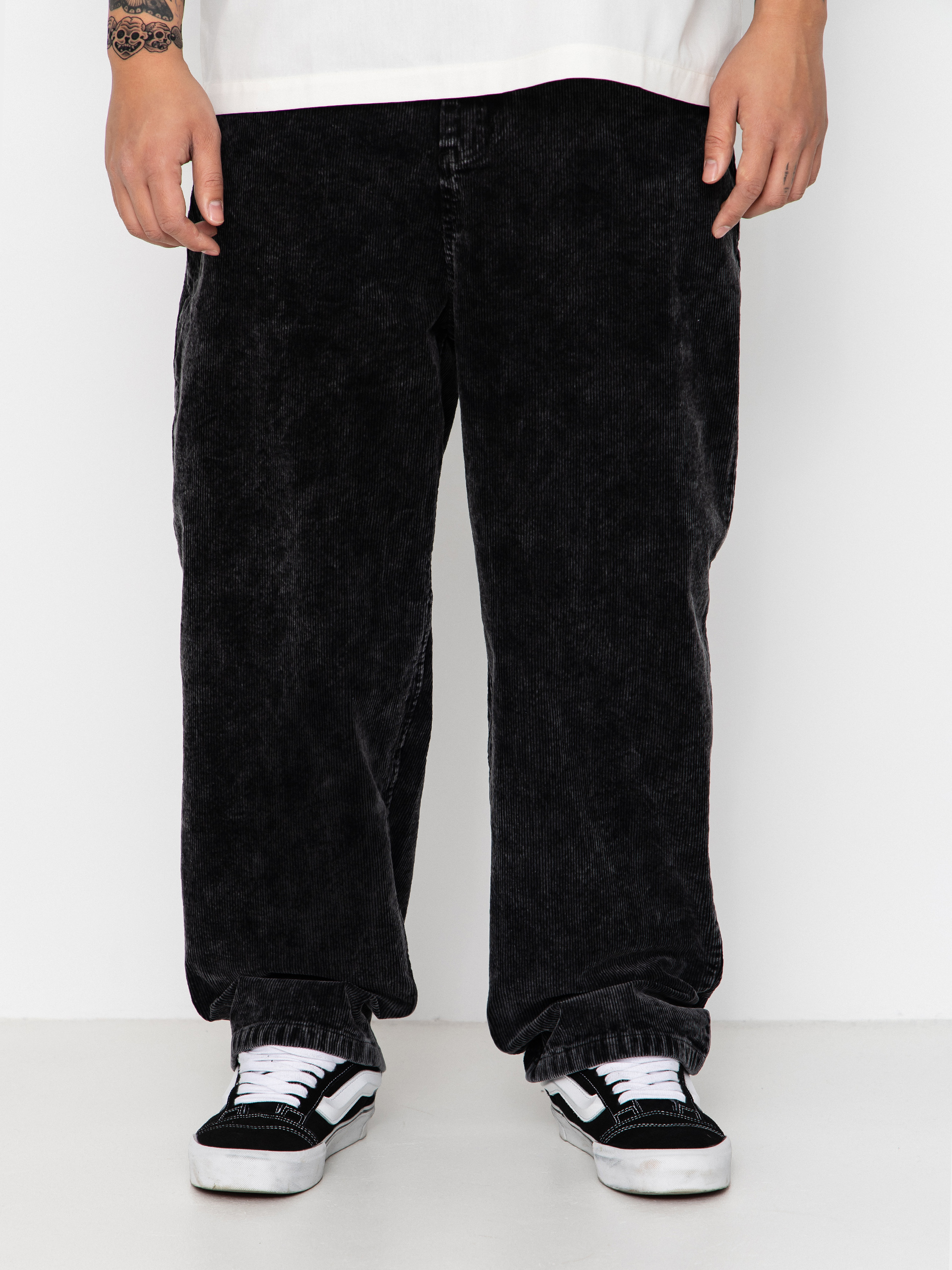 u0428u0442u0430u043du0438 Wasted Paris Faded Corduroy Casper (faded black)