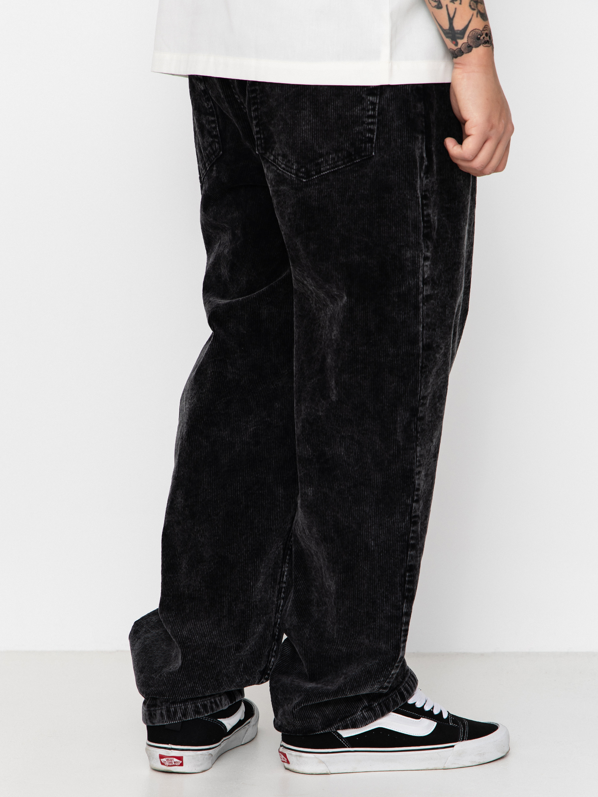 Штани Wasted Paris Faded Corduroy Casper (faded black)
