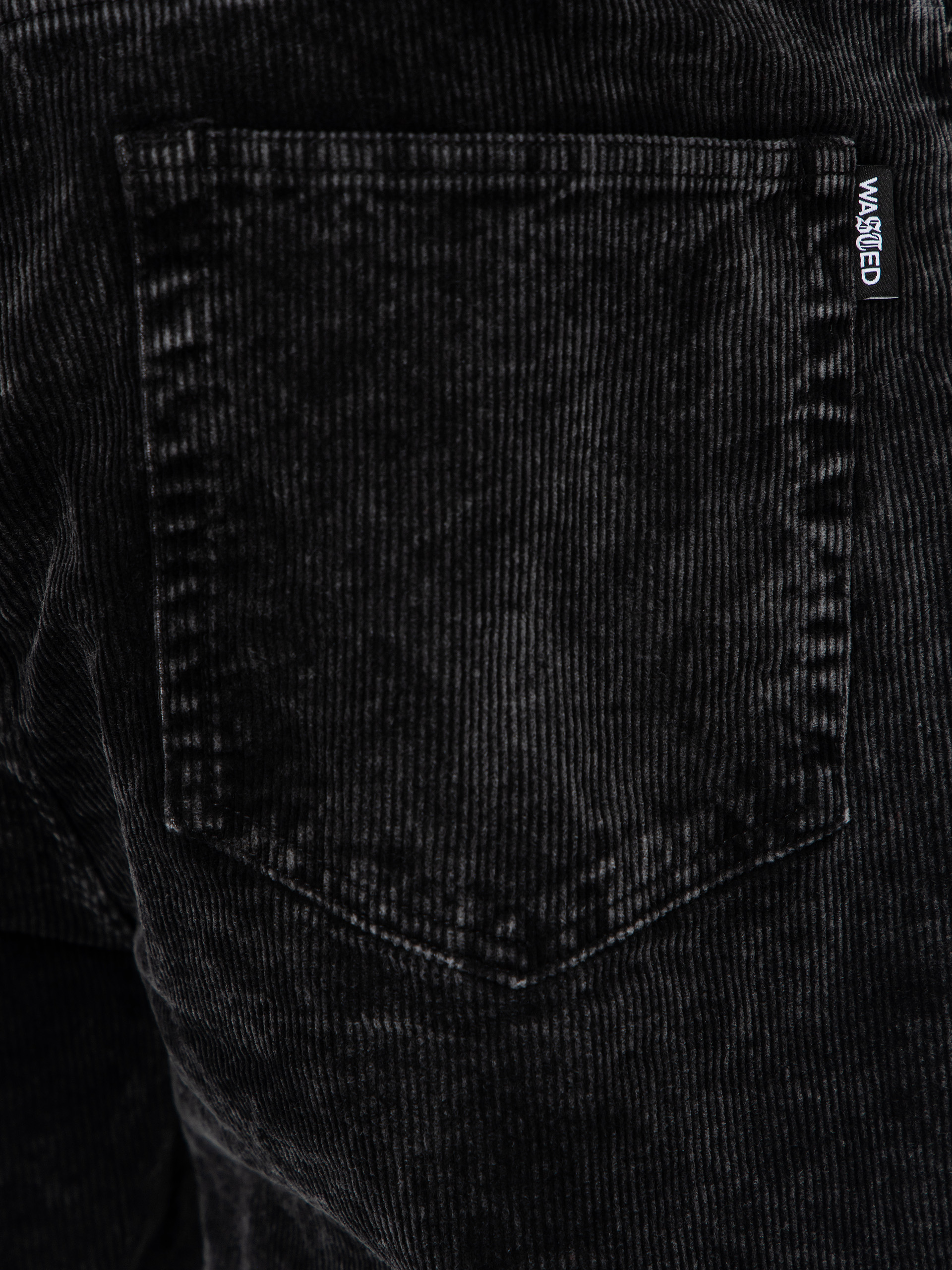Штани Wasted Paris Faded Corduroy Casper (faded black)