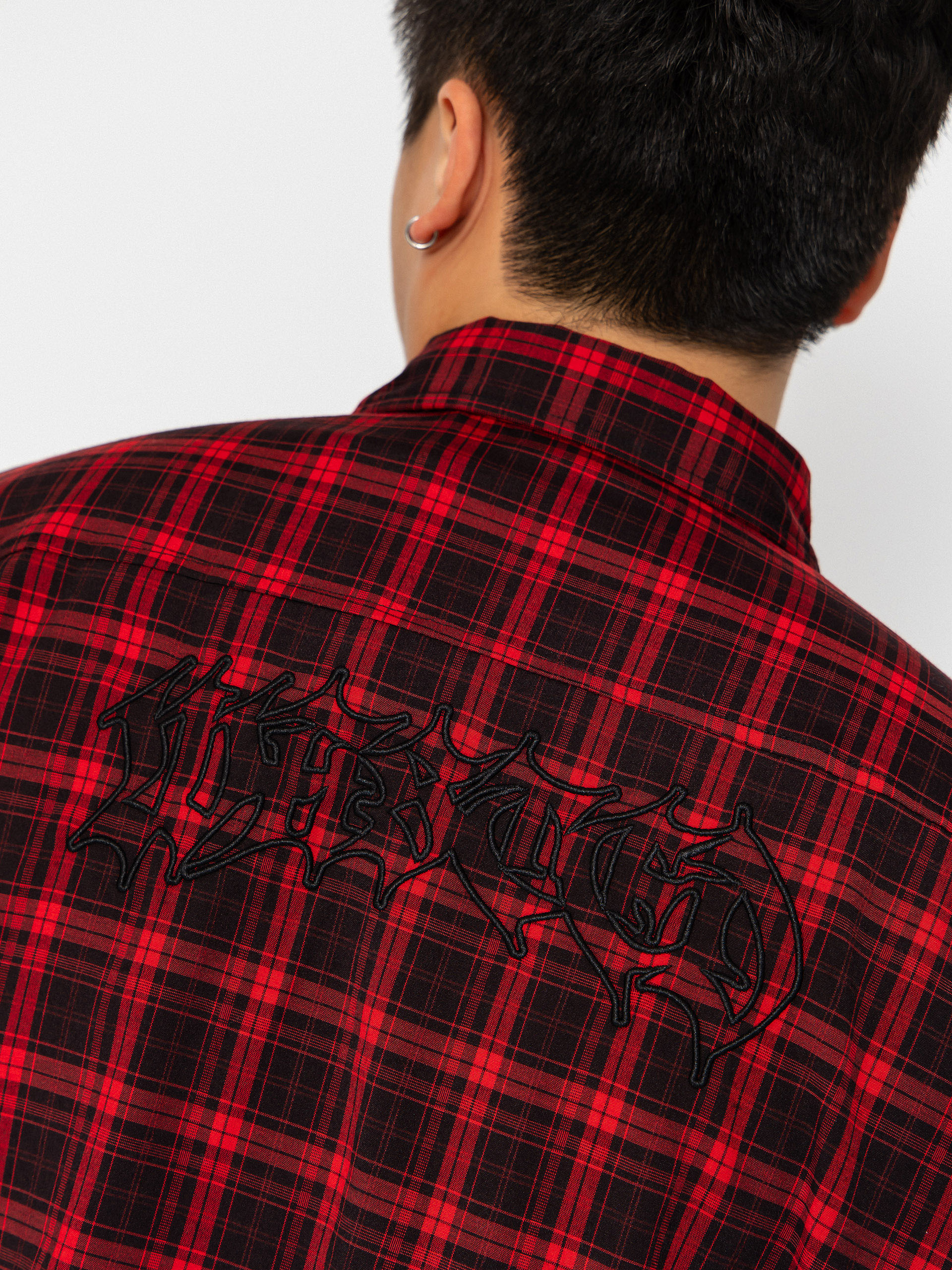 Сорочка Wasted Paris Tartan Age Shirt (fire red/black)