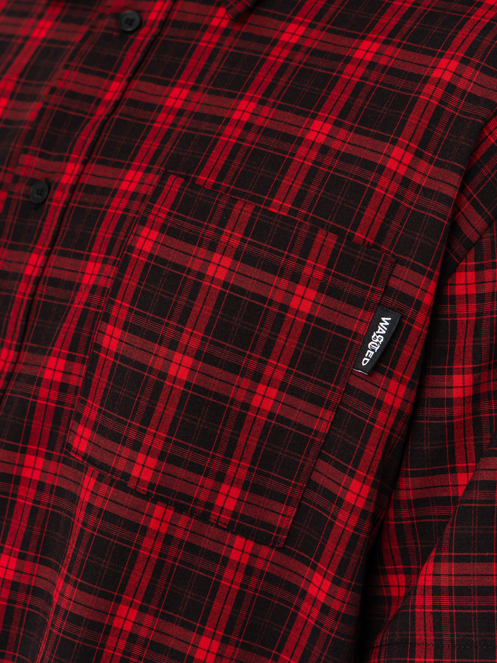 Сорочка Wasted Paris Tartan Age Shirt (fire red/black)