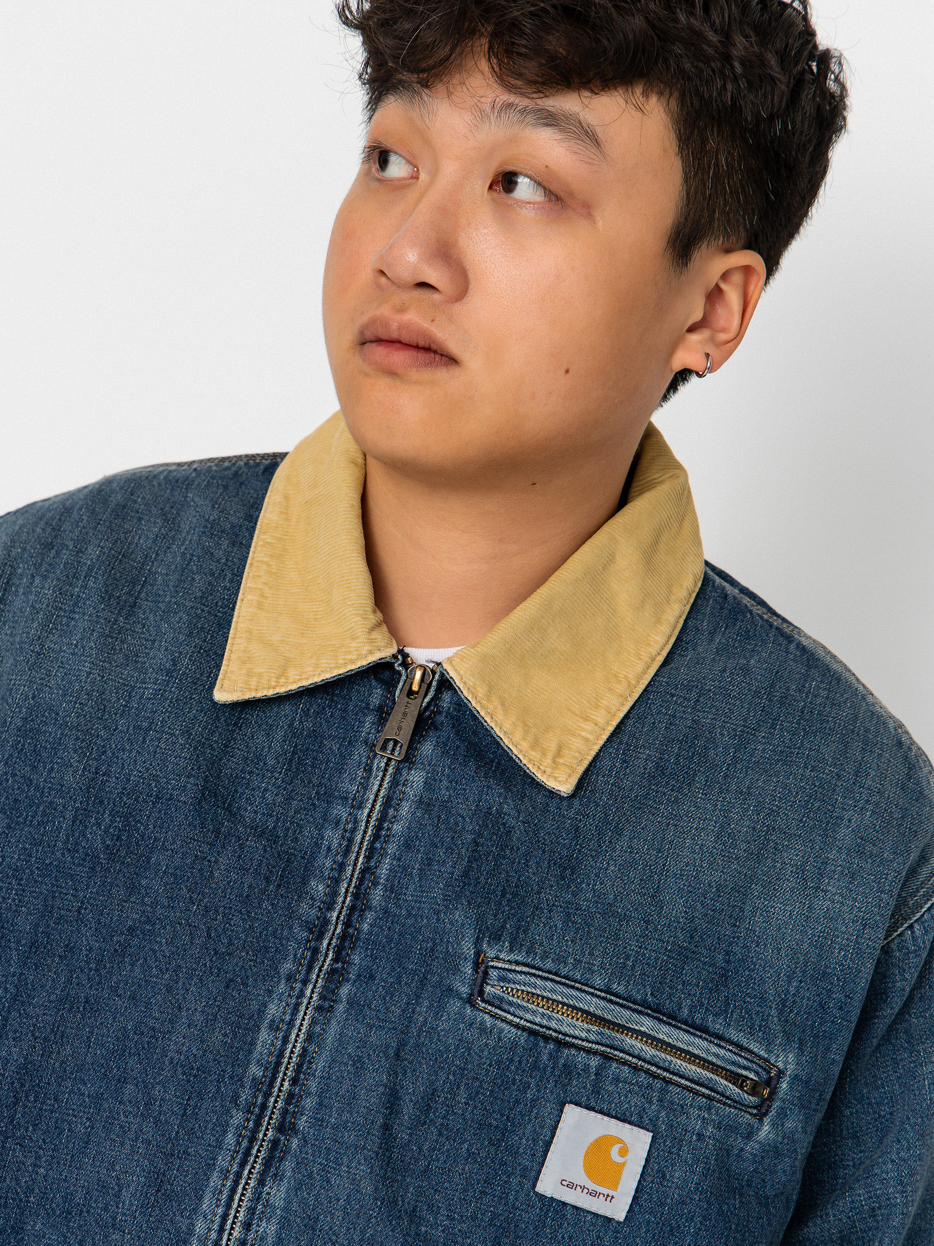 Куртка Carhartt WIP OG Detroit (blue/dusty h brown)
