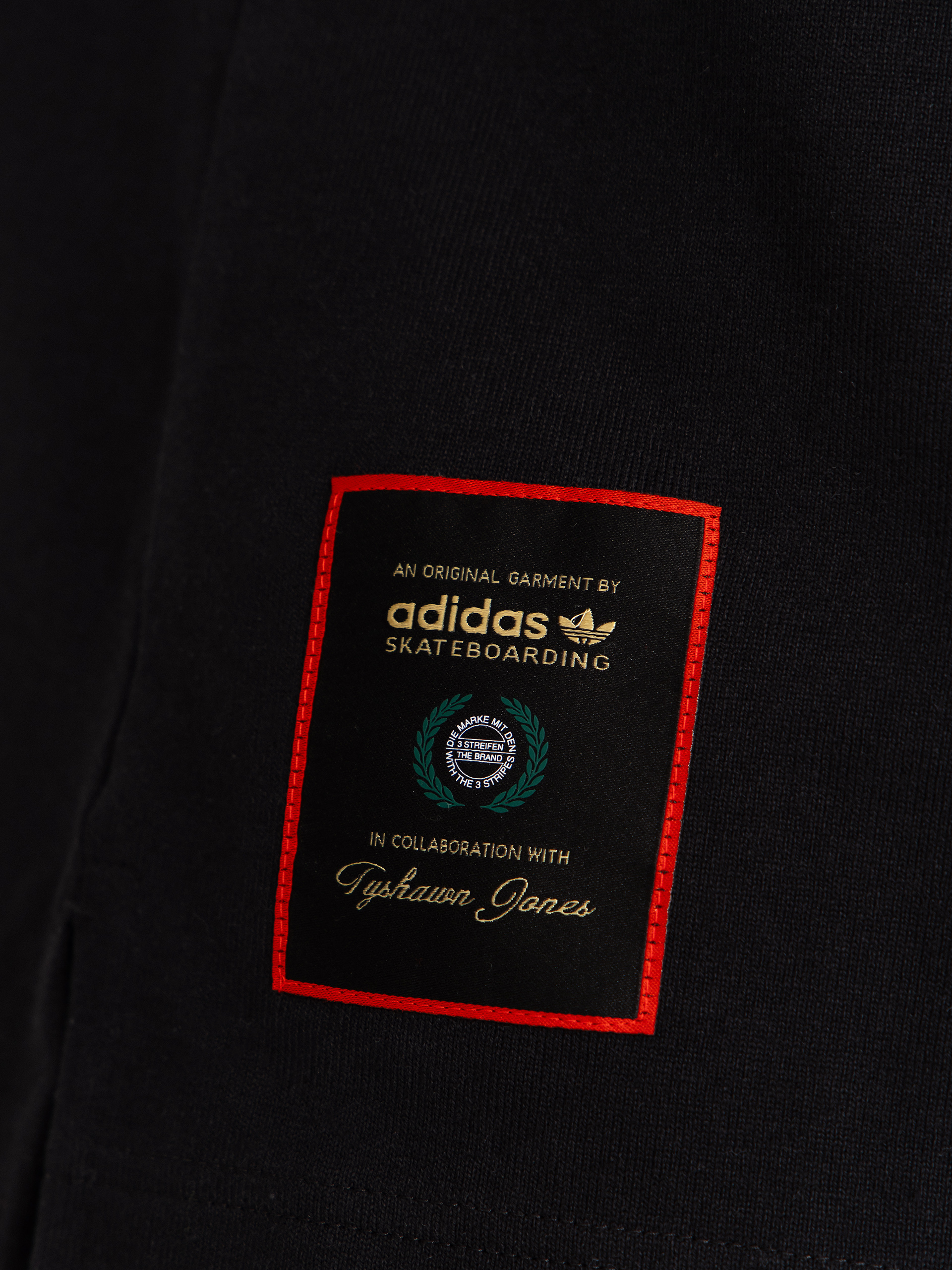 Лонгслів adidas Tyshawn Rugby (black/white)