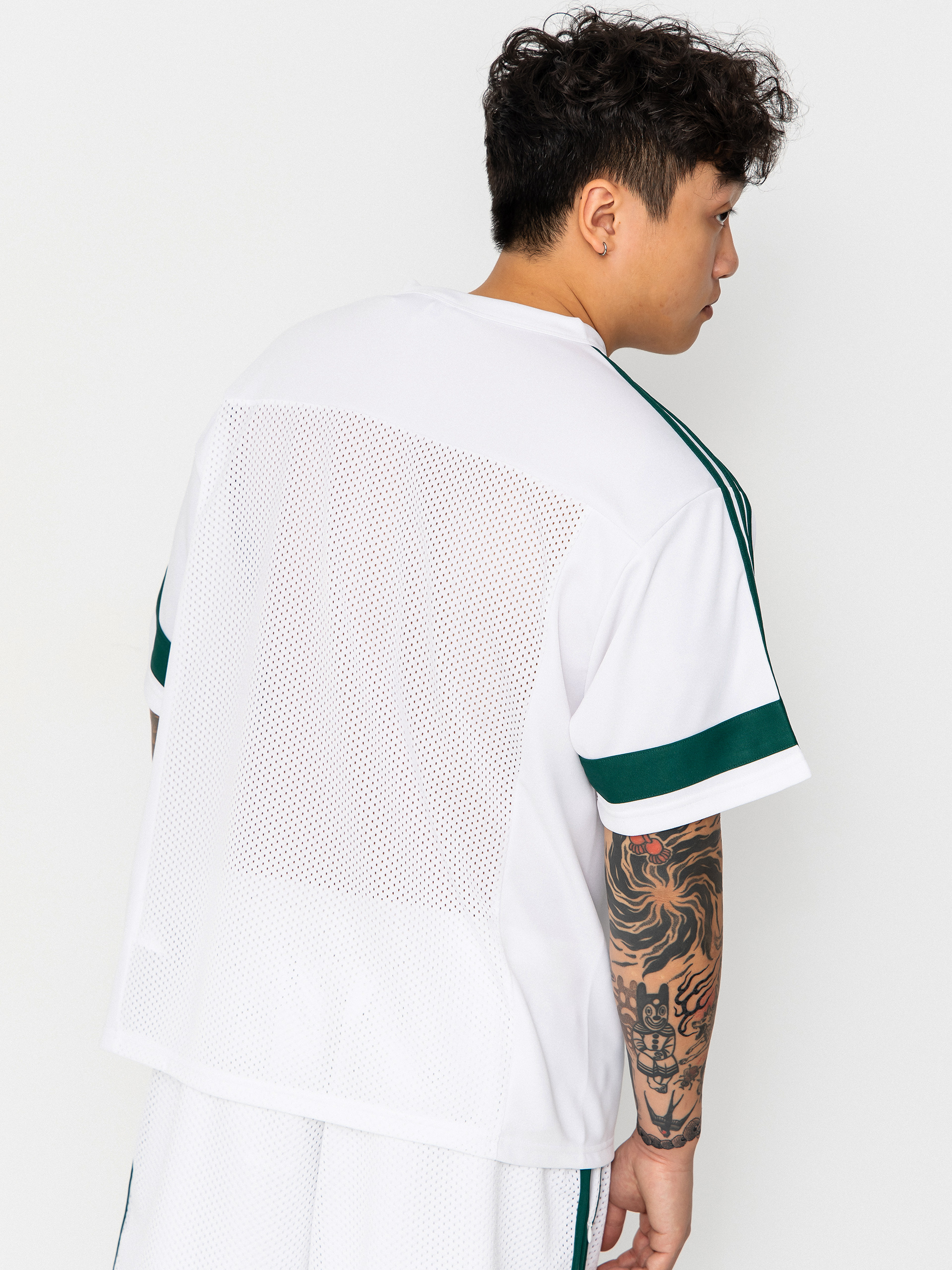 Футболка adidas Tyshawn Jrsy (white/cgreen)