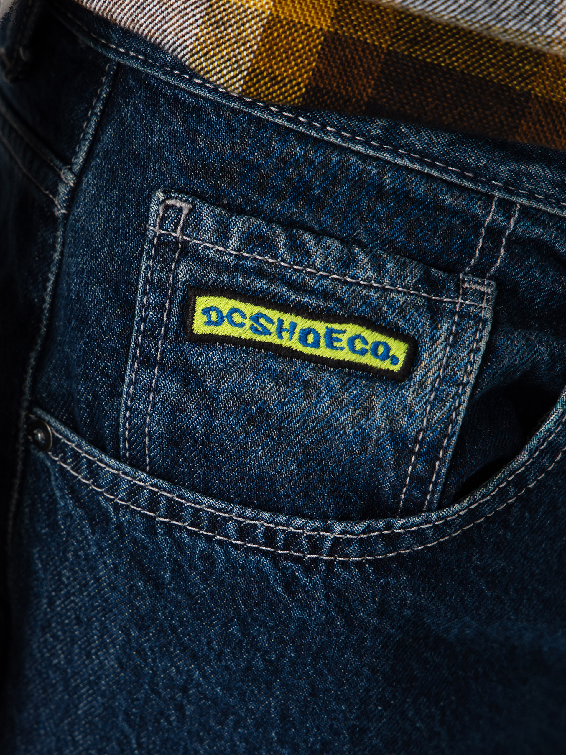 Штани DC Worker Baggy Denim Double That (dark denim)