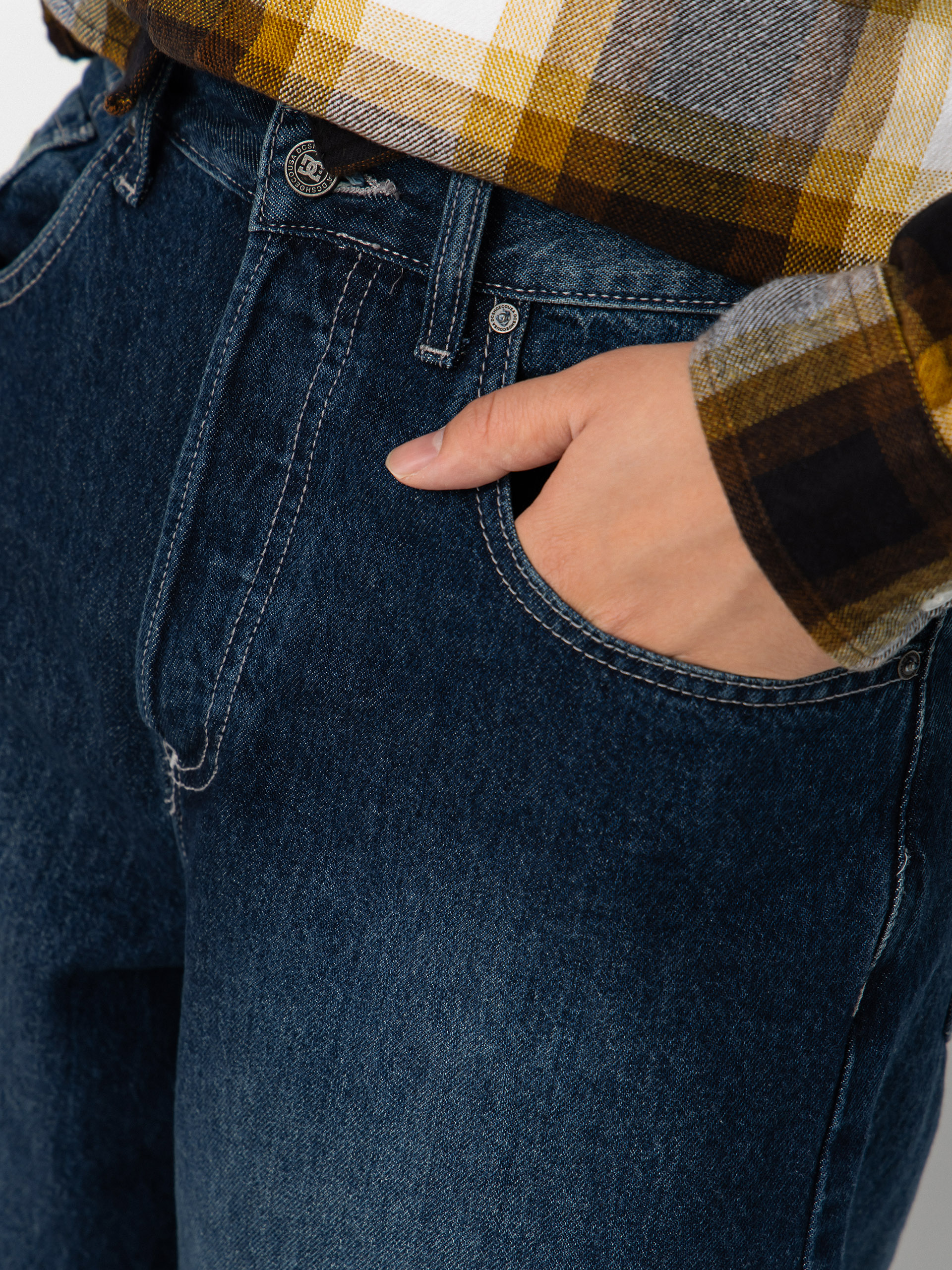 Штани DC Worker Baggy Denim Double That (dark denim)