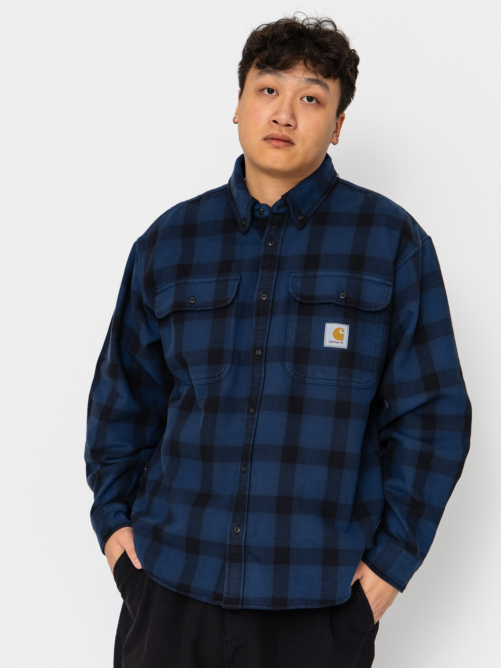 Сорочка Carhartt WIP Edmands (edmands check/natural/jupiter)