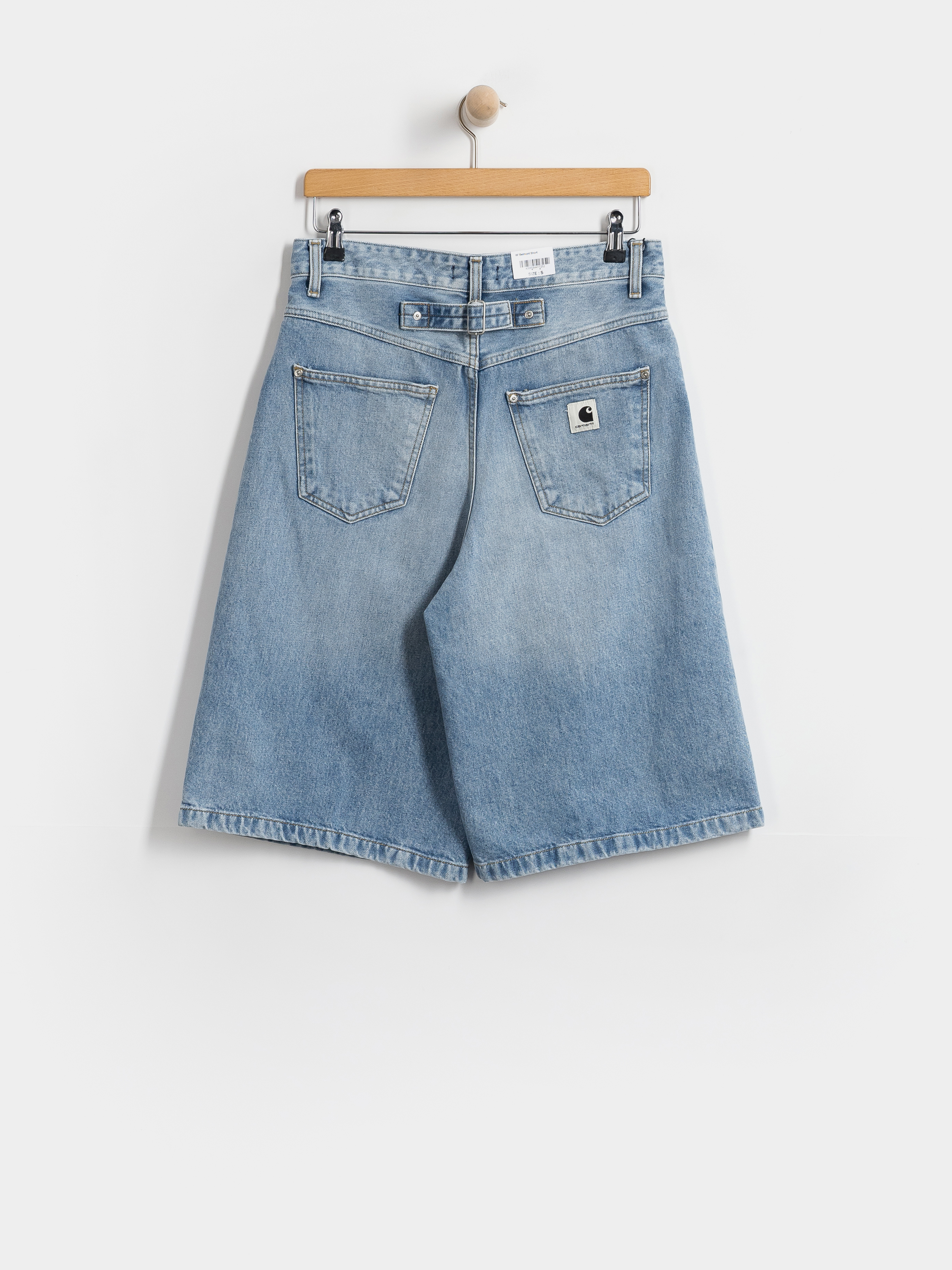 Шорти Carhartt WIP Belmont Wmn (blue heavy worn bleached)