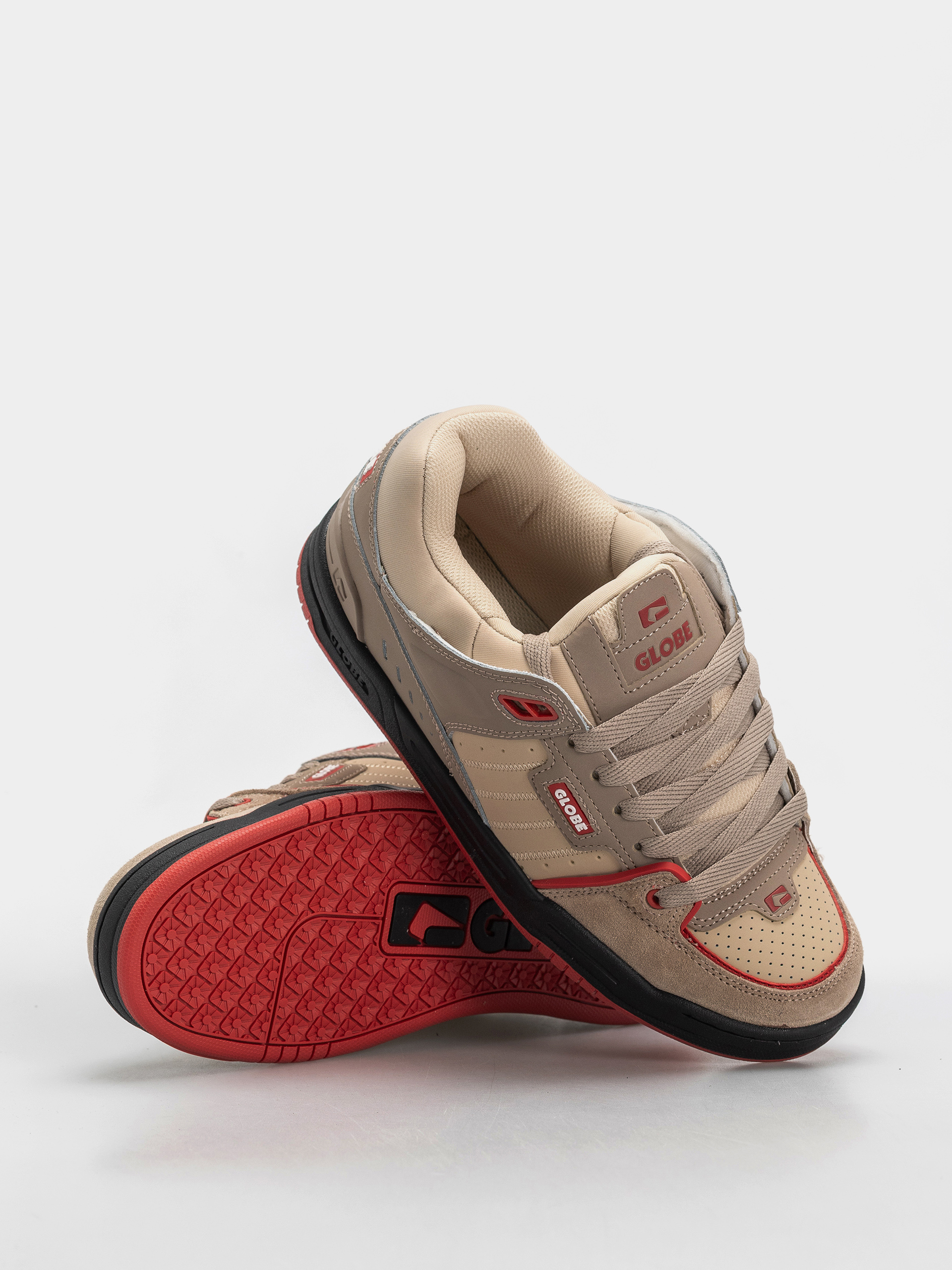 Взуття Globe Fusion (khaki/red)