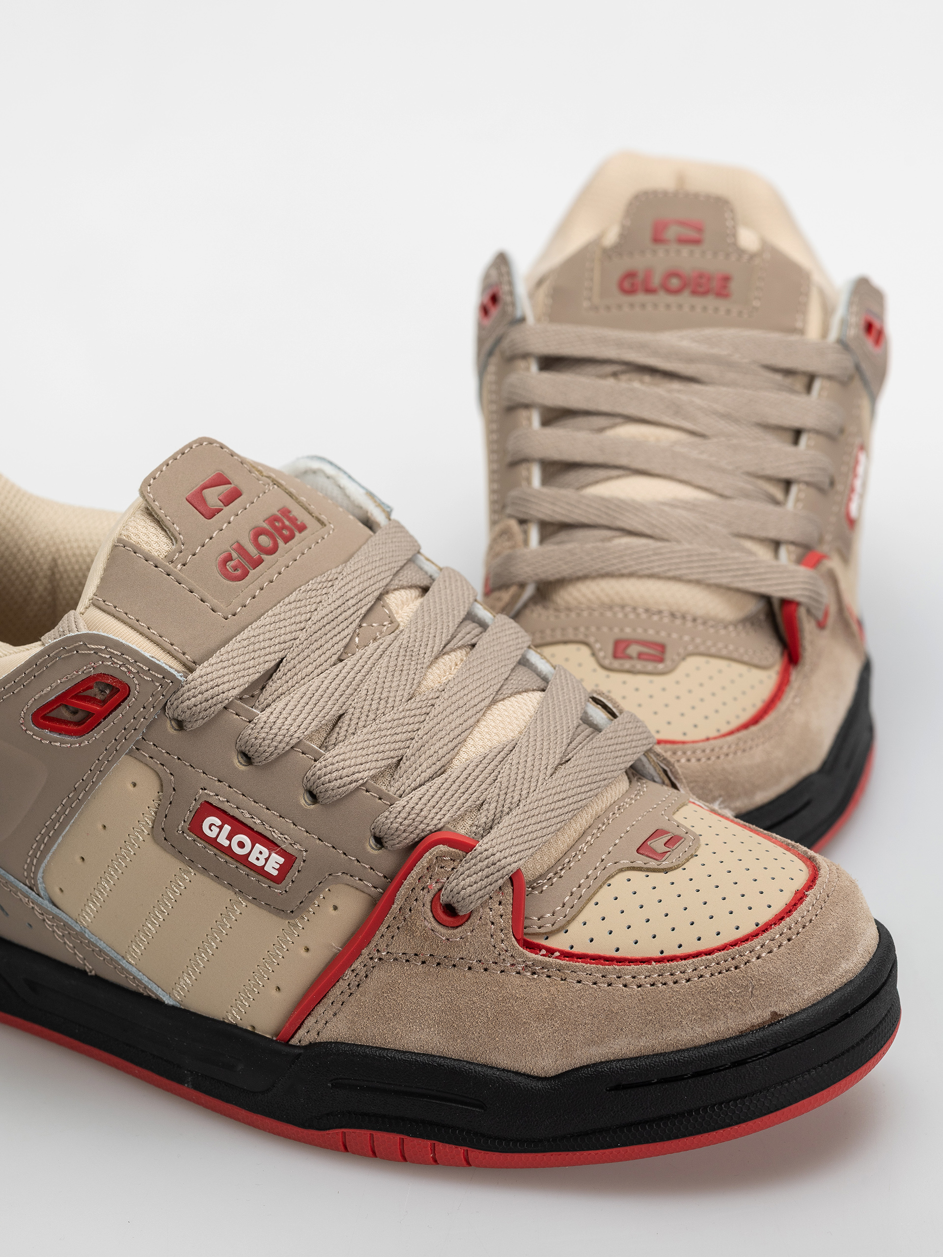 Взуття Globe Fusion (khaki/red)