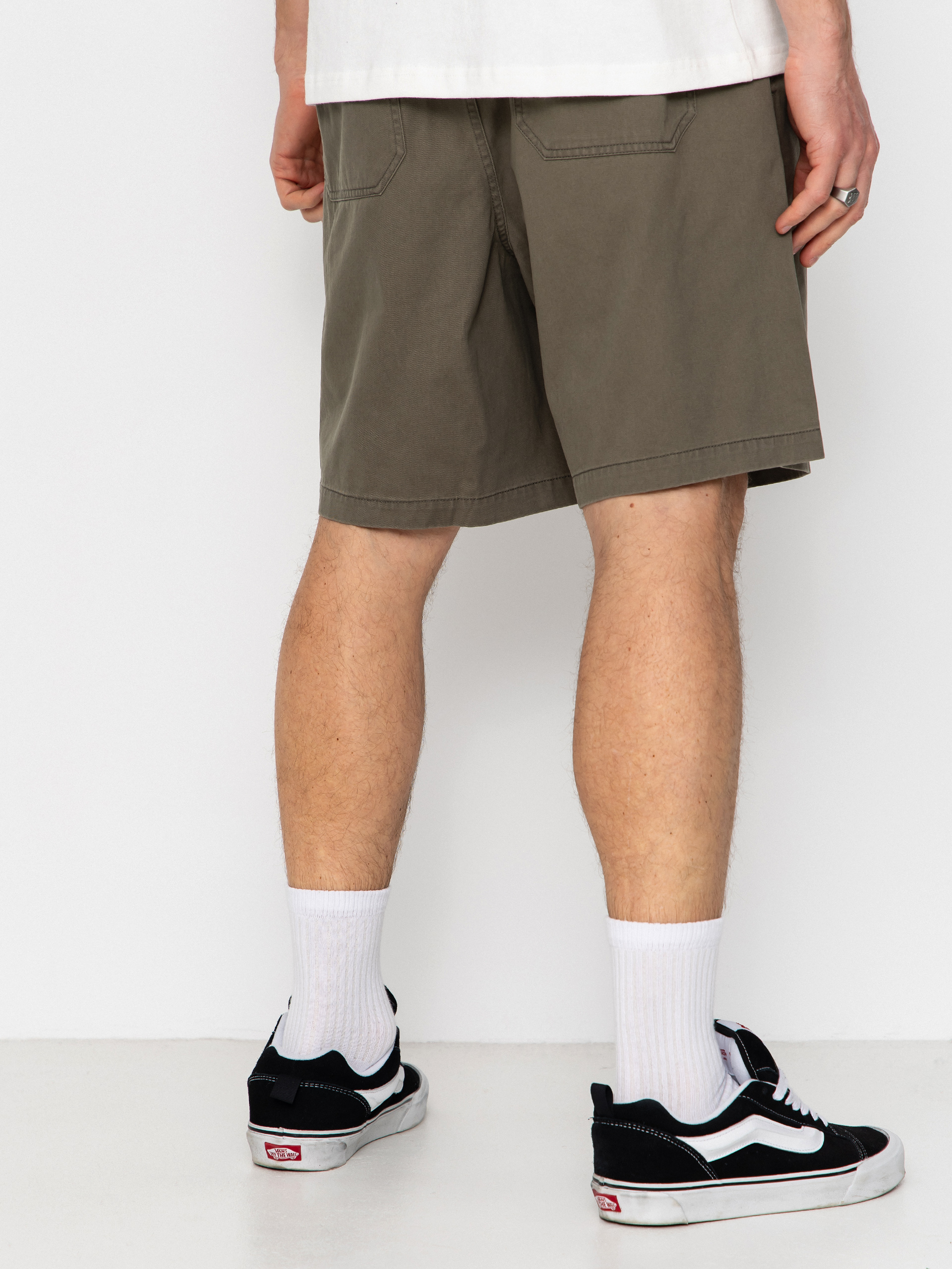 Шорти OBEY Theo Easy (smokey olive faded wash)