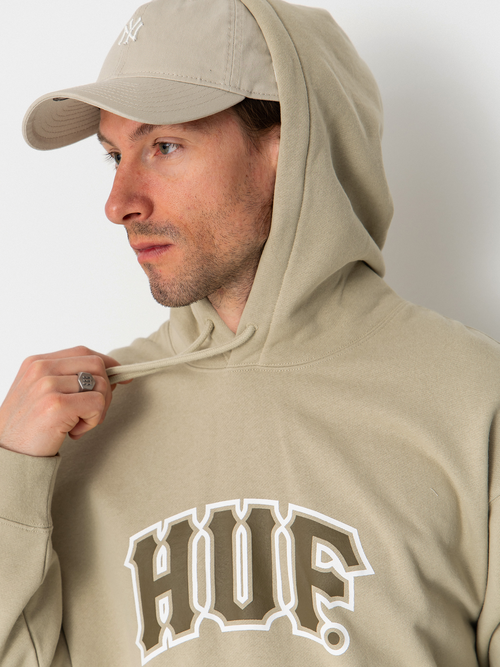 Худі HUF Classic Arch HD (sand)