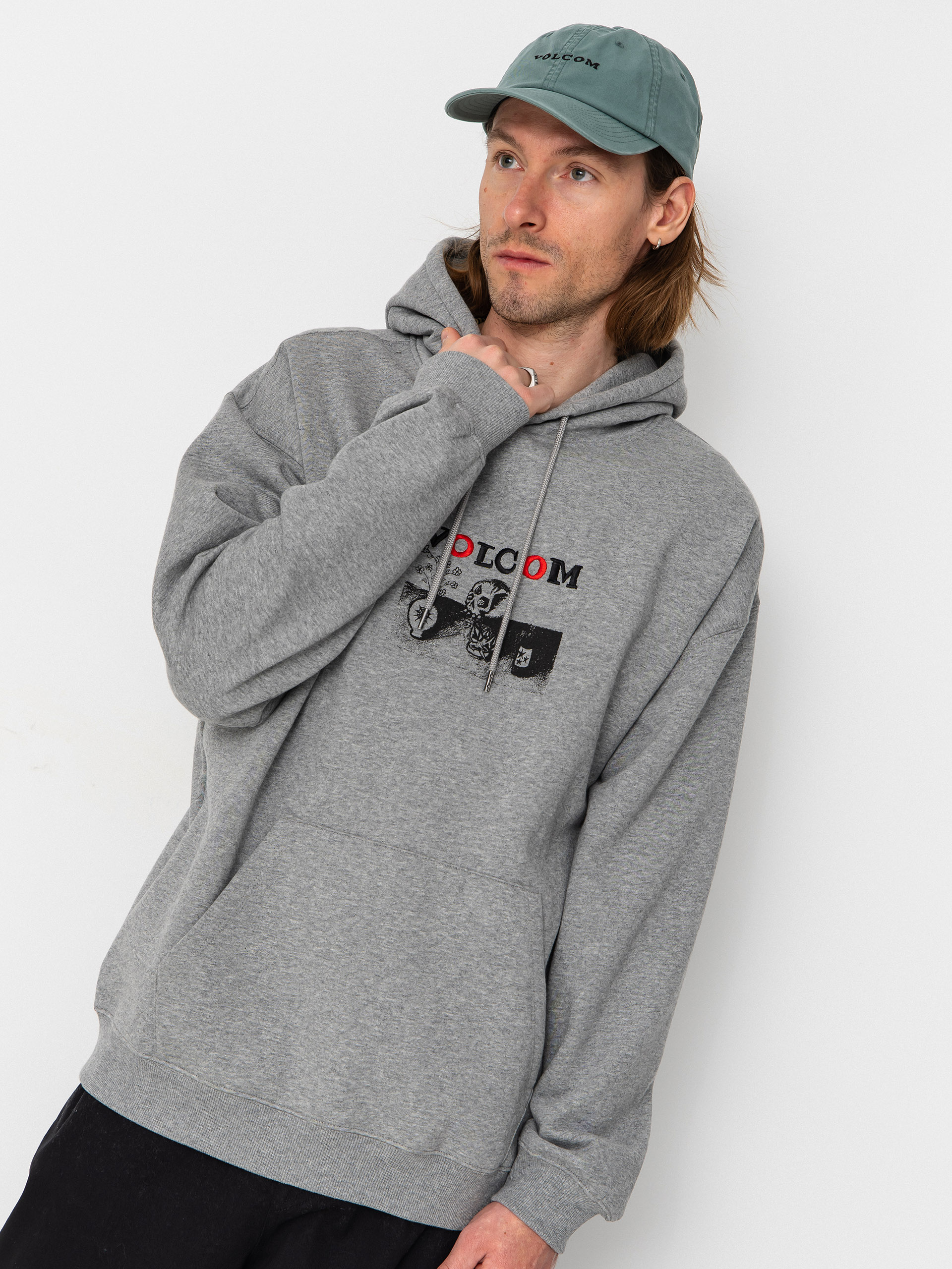 Худі Volcom Fa Seth Conboy HD (heather grey)