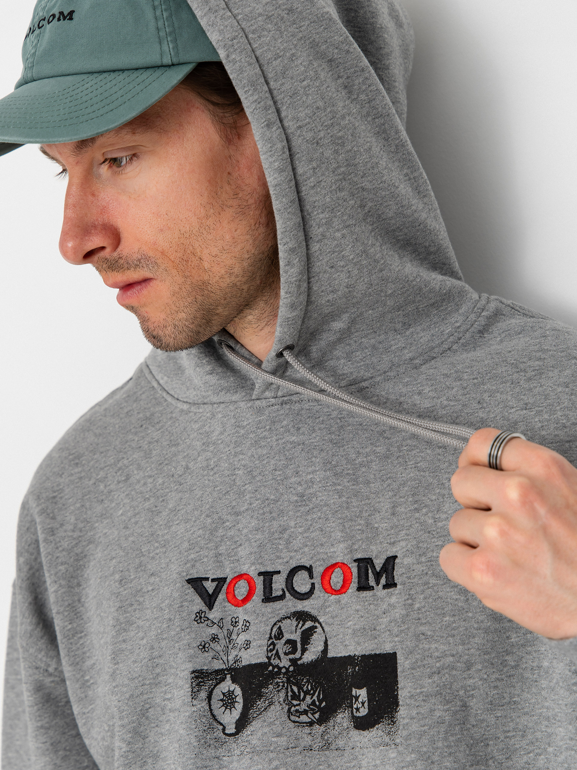 Худі Volcom Fa Seth Conboy HD (heather grey)