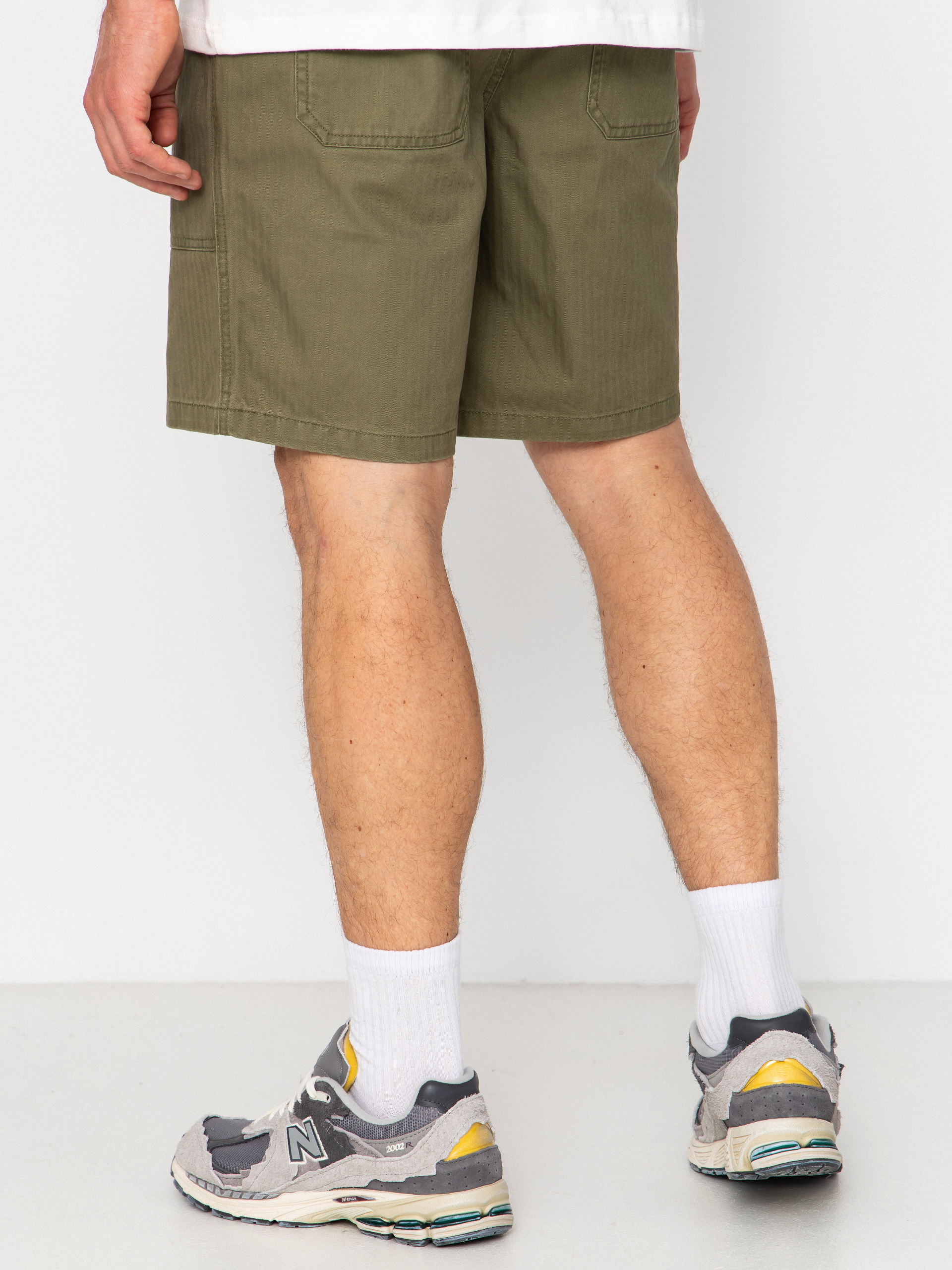 Шорти Brixton Surplus Vw Herringbone (washed olive green)